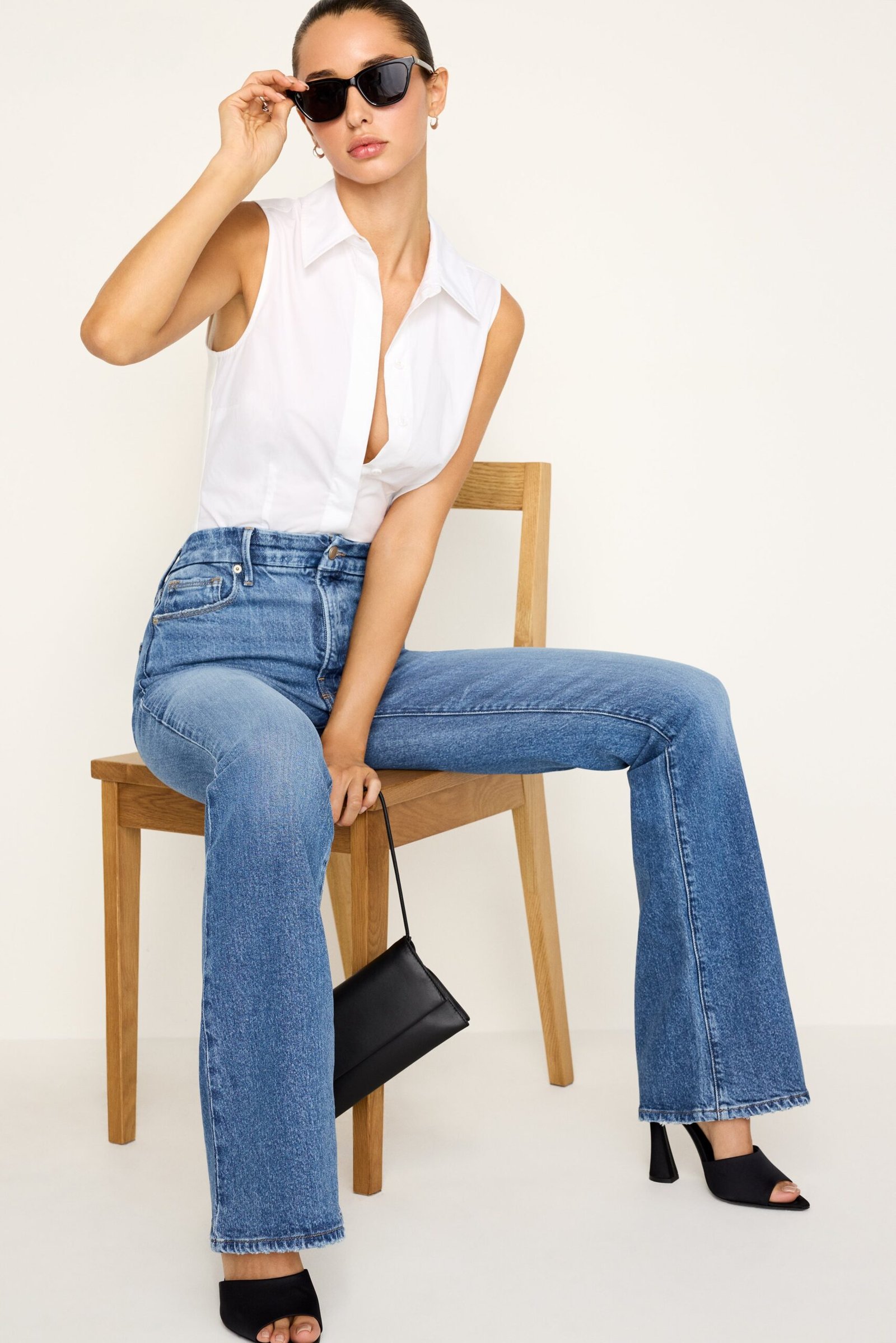 GOOD PETITE BOOTCUT JEANS | INDIGO627 - Image 3