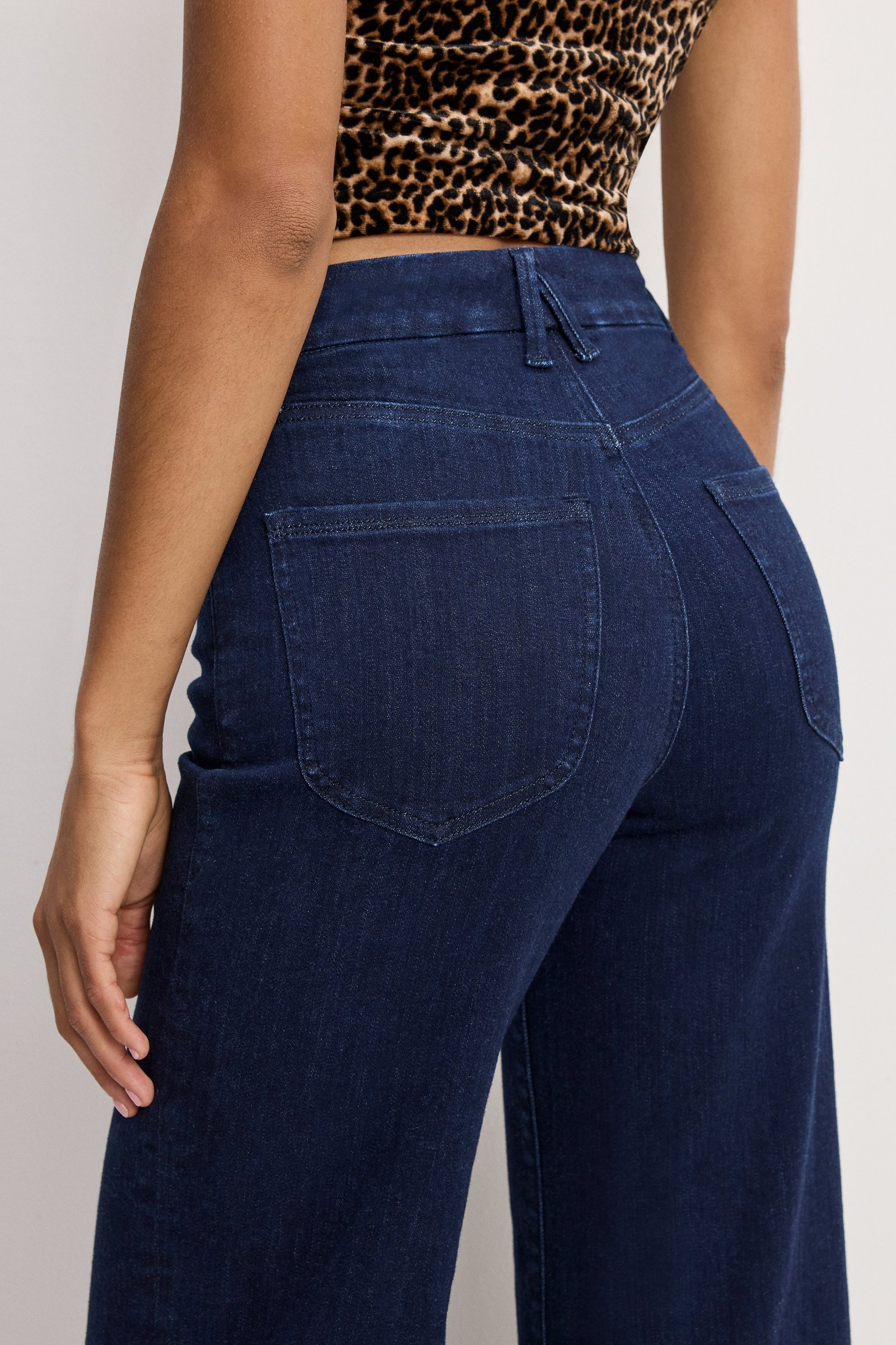 GOOD PETITE PALAZZO JEANS | INDIGO1153 - Image 5