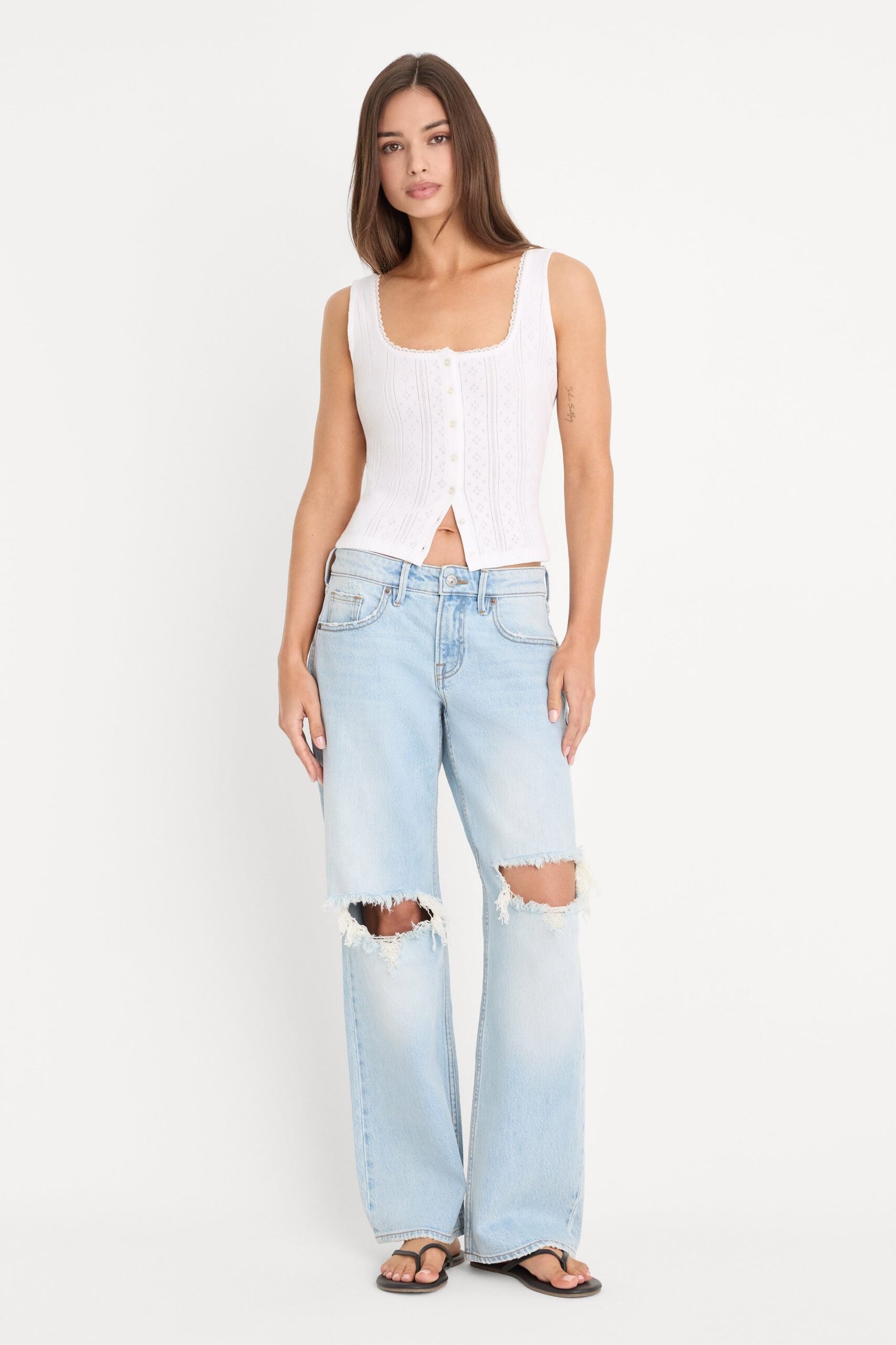 VINTAGE LOW LOOSE JEANS | INDIGO1249