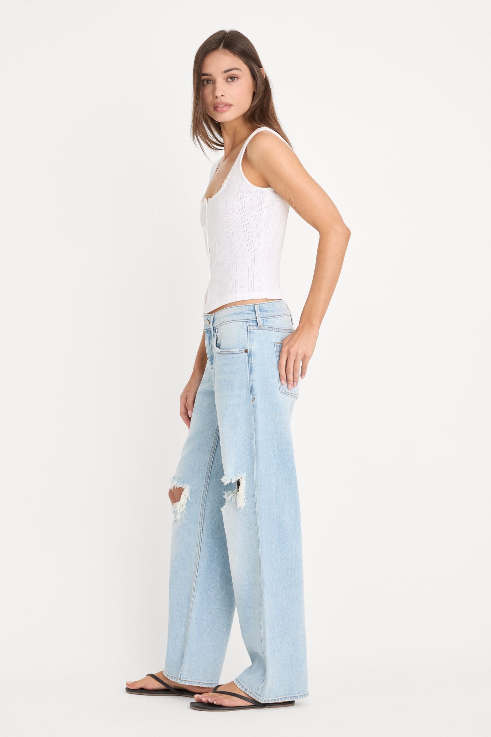 VINTAGE LOW LOOSE JEANS | INDIGO1249 - Image 3