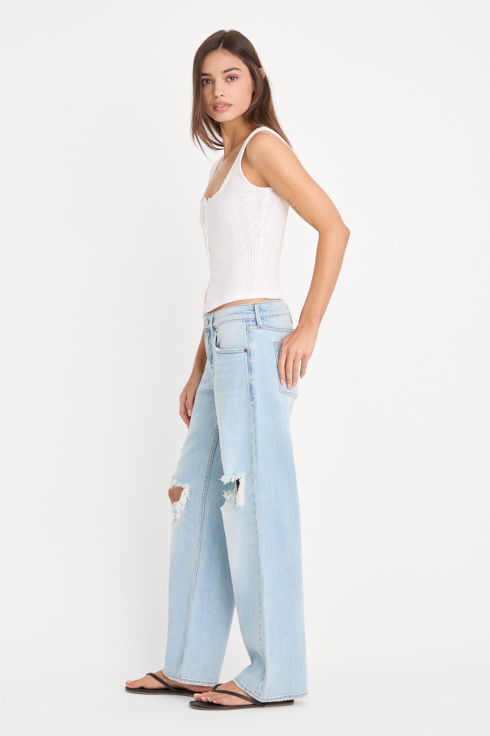 VINTAGE LOW LOOSE JEANS | INDIGO1249 - Image 3