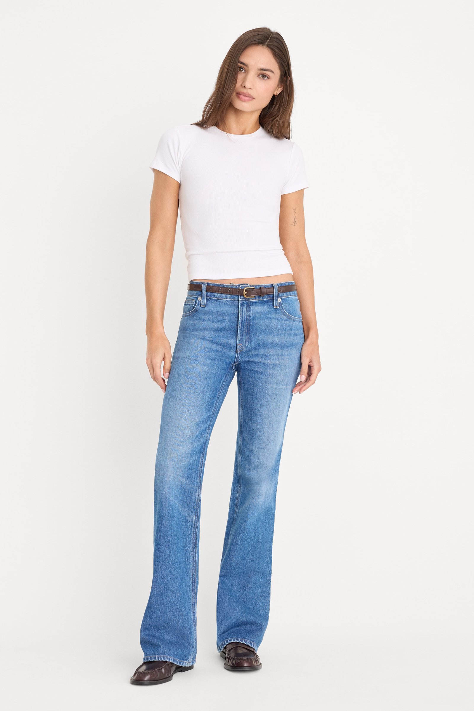 VINTAGE LOW RISE BOOTCUT JEANS | INDIGO1222 - Image 3