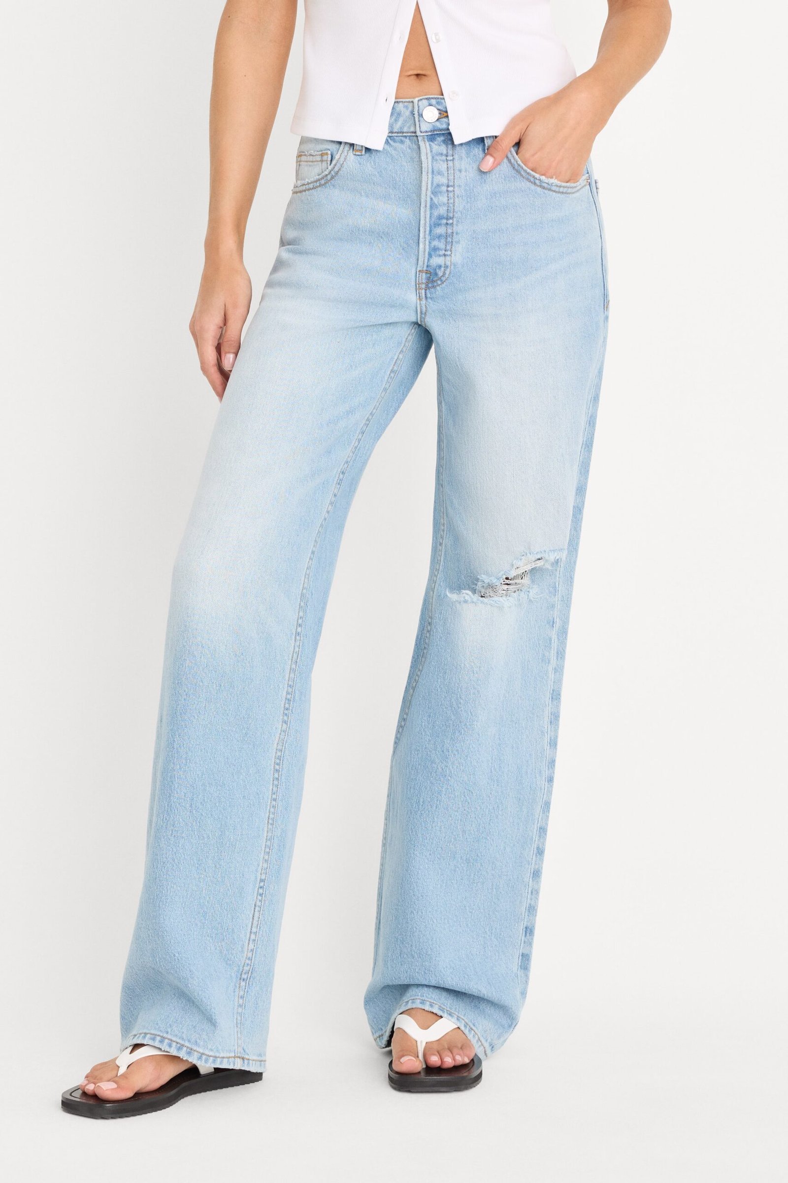 Alternative view of VINTAGE WIDE JEANS | INDIGO1298