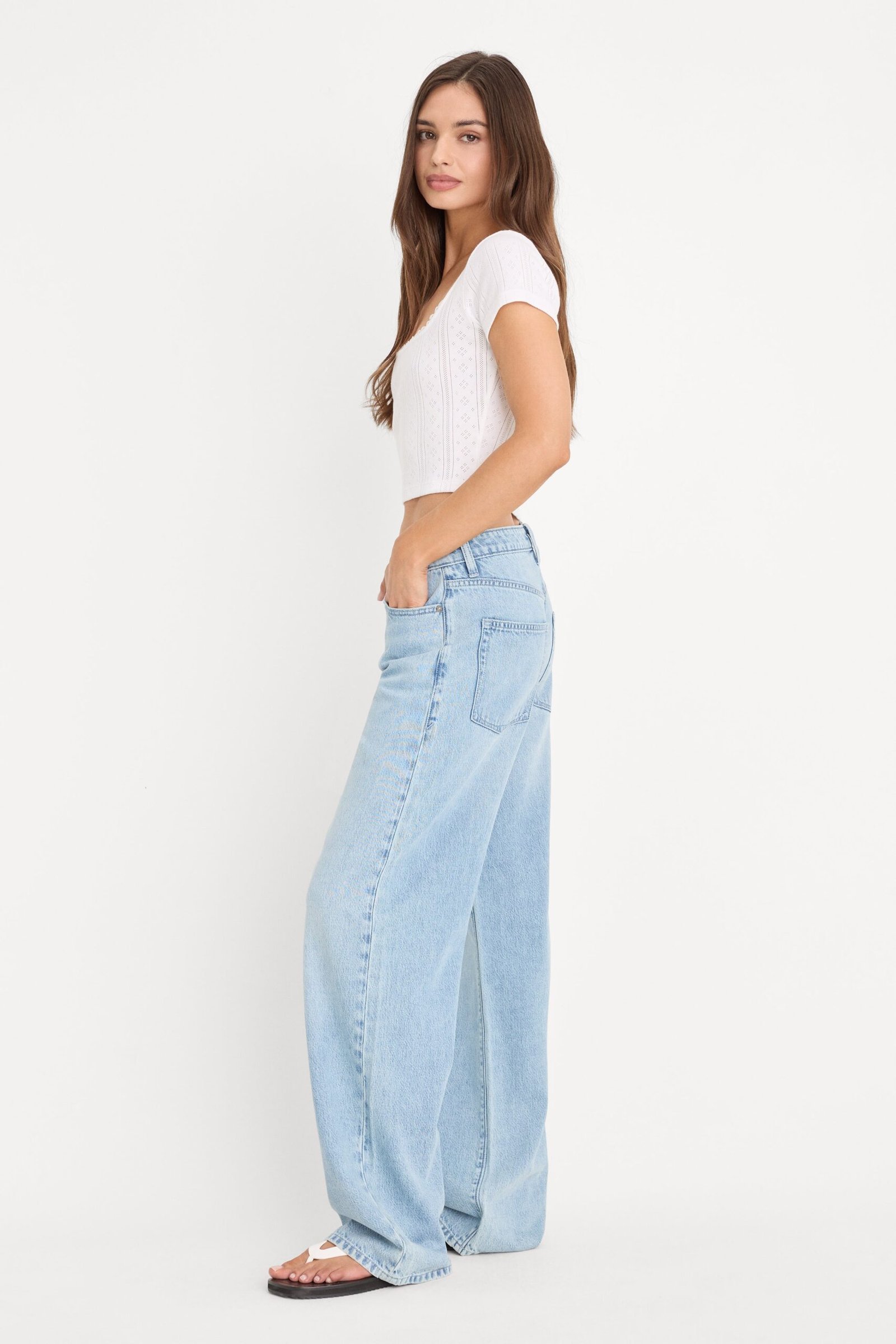 WEIGHTLESS WIDE JEANS | INDIGO1250 - Image 3