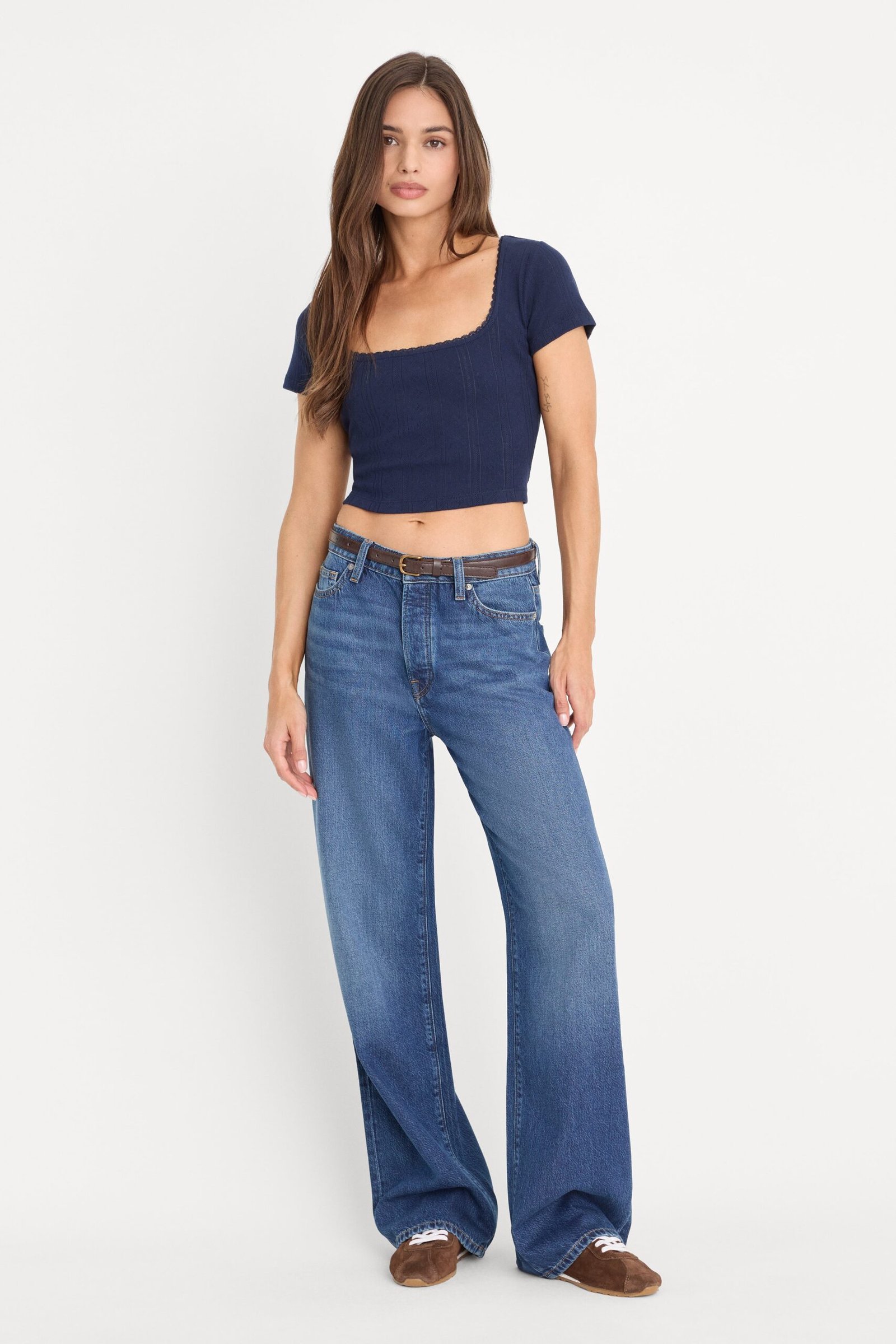 WEIGHTLESS WIDE JEANS | INDIGO1258