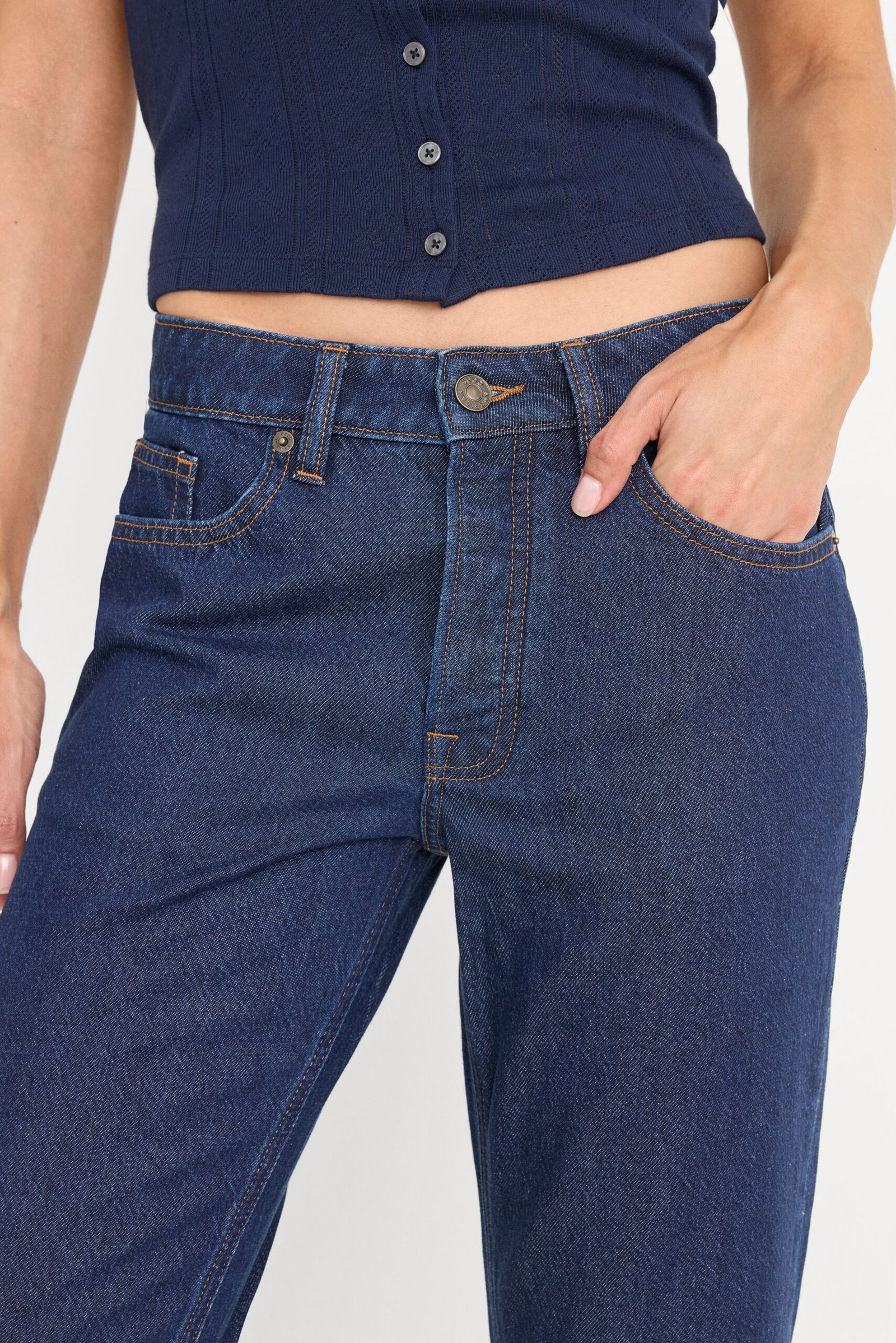 WEIGHTLESS BOYFRIEND JEANS | INDIGO - Image 4