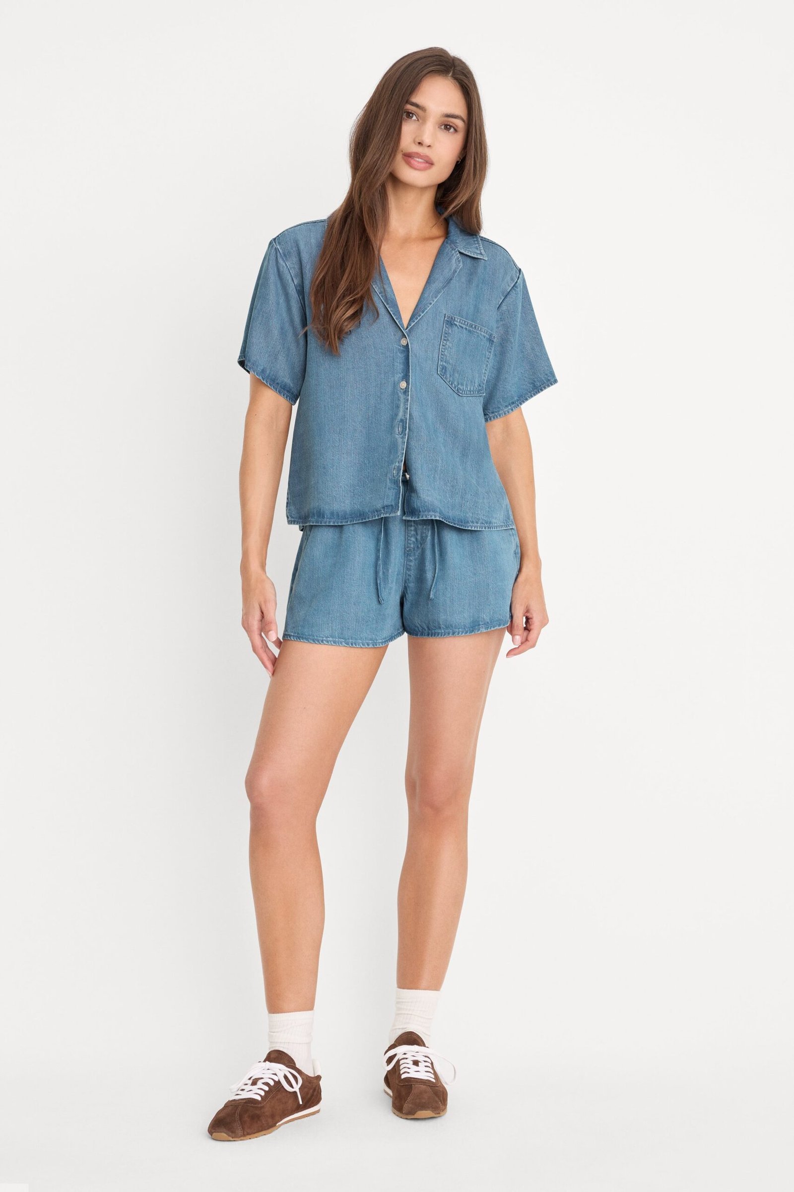 THE DENIM PULL ON SHORT | INDIGO1273