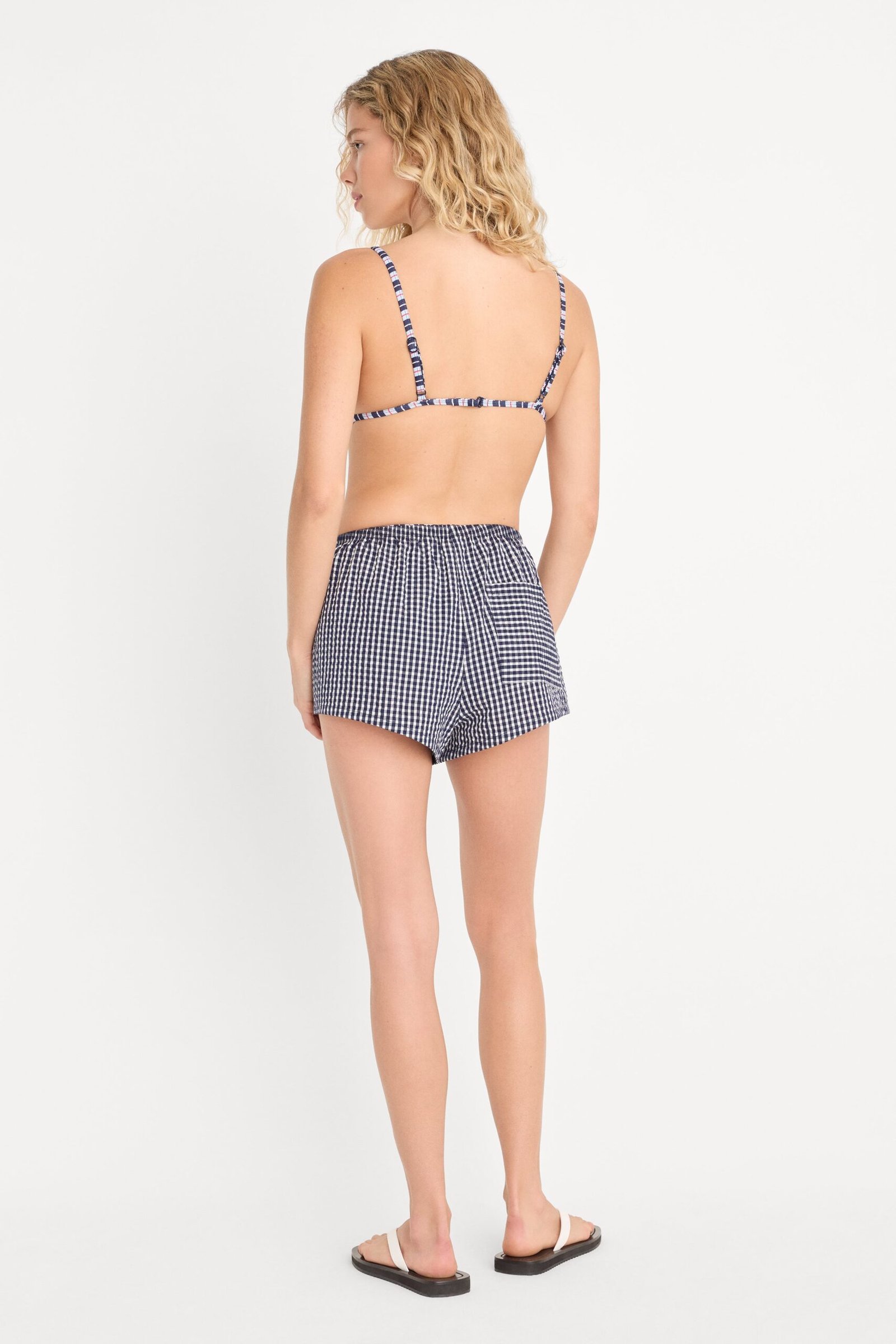 THE SEERSUCKER PULL ON SHORT | HORIZON GINGHAM SMALL - Image 6