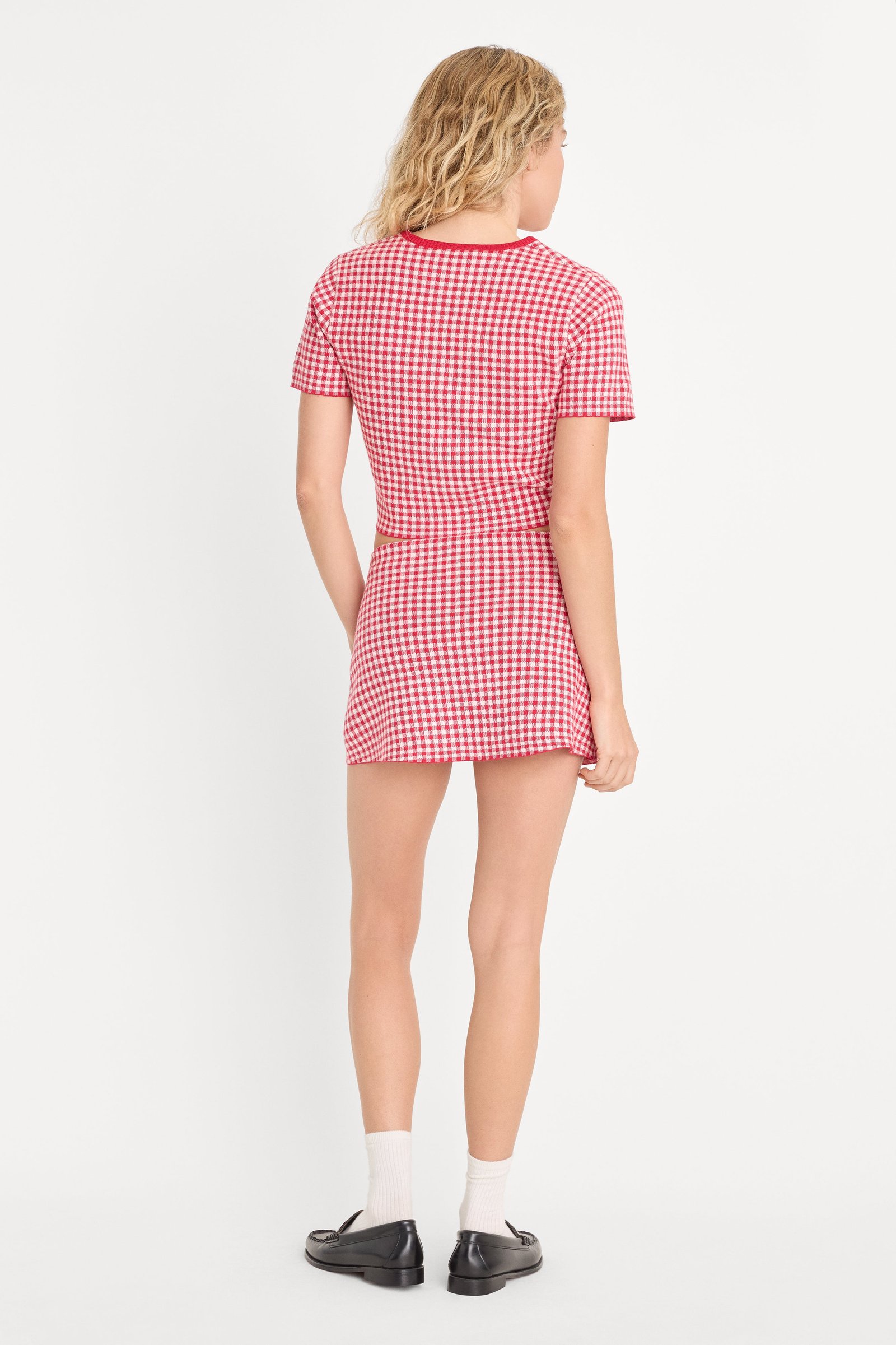 THE KEEPSAKE SKORT | CHERRY GINGHAM - Image 5