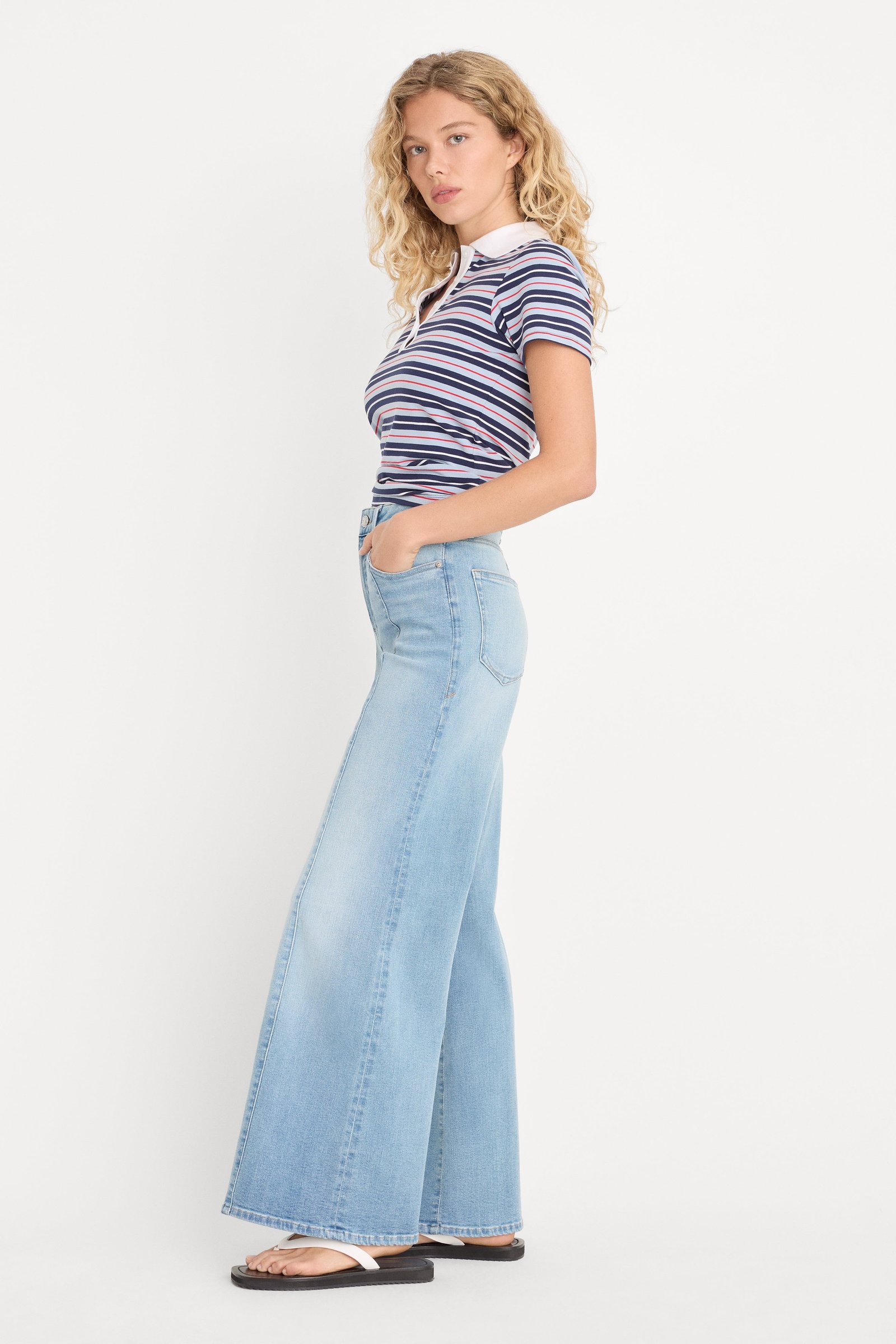 GOOD WAIST PALAZZO ANKLE JEANS | INDIGO1247 - Image 4