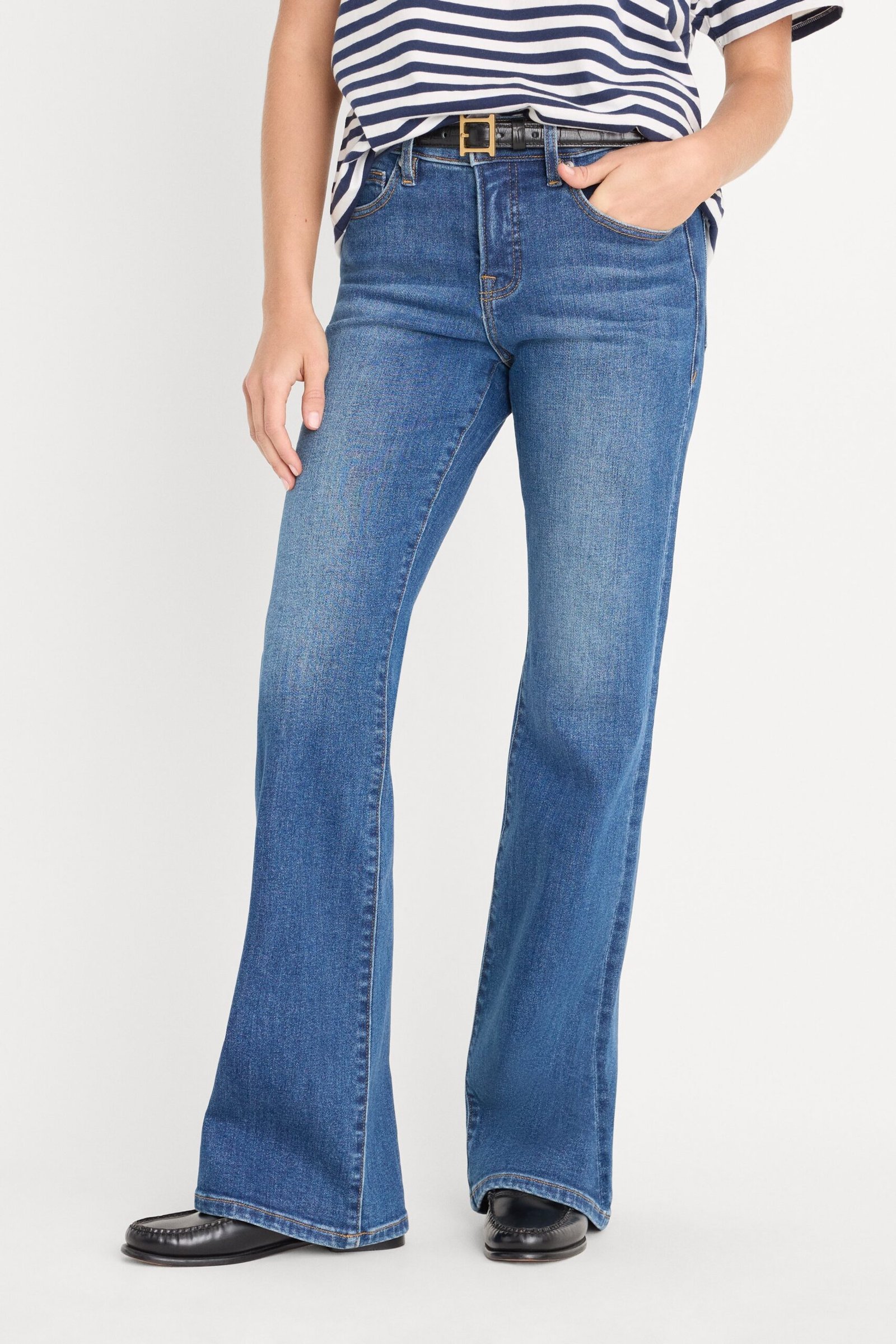 Alternative view of GOOD LOW RISE BOOTCUT JEANS | ARTICULATE