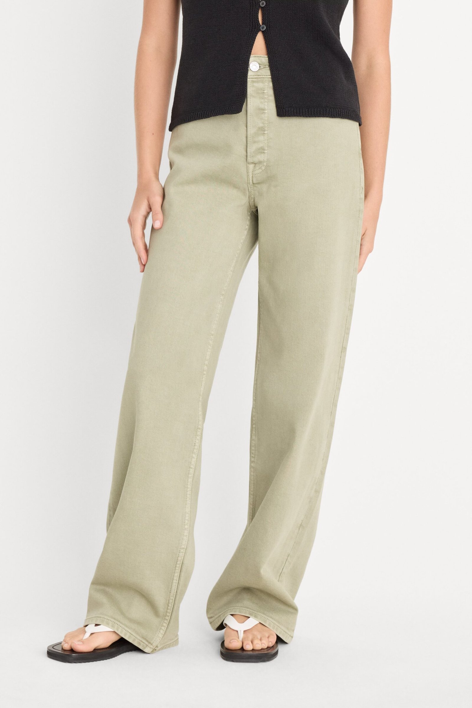 Alternative view of VINTAGE WIDE JEANS | BEACHGRASS