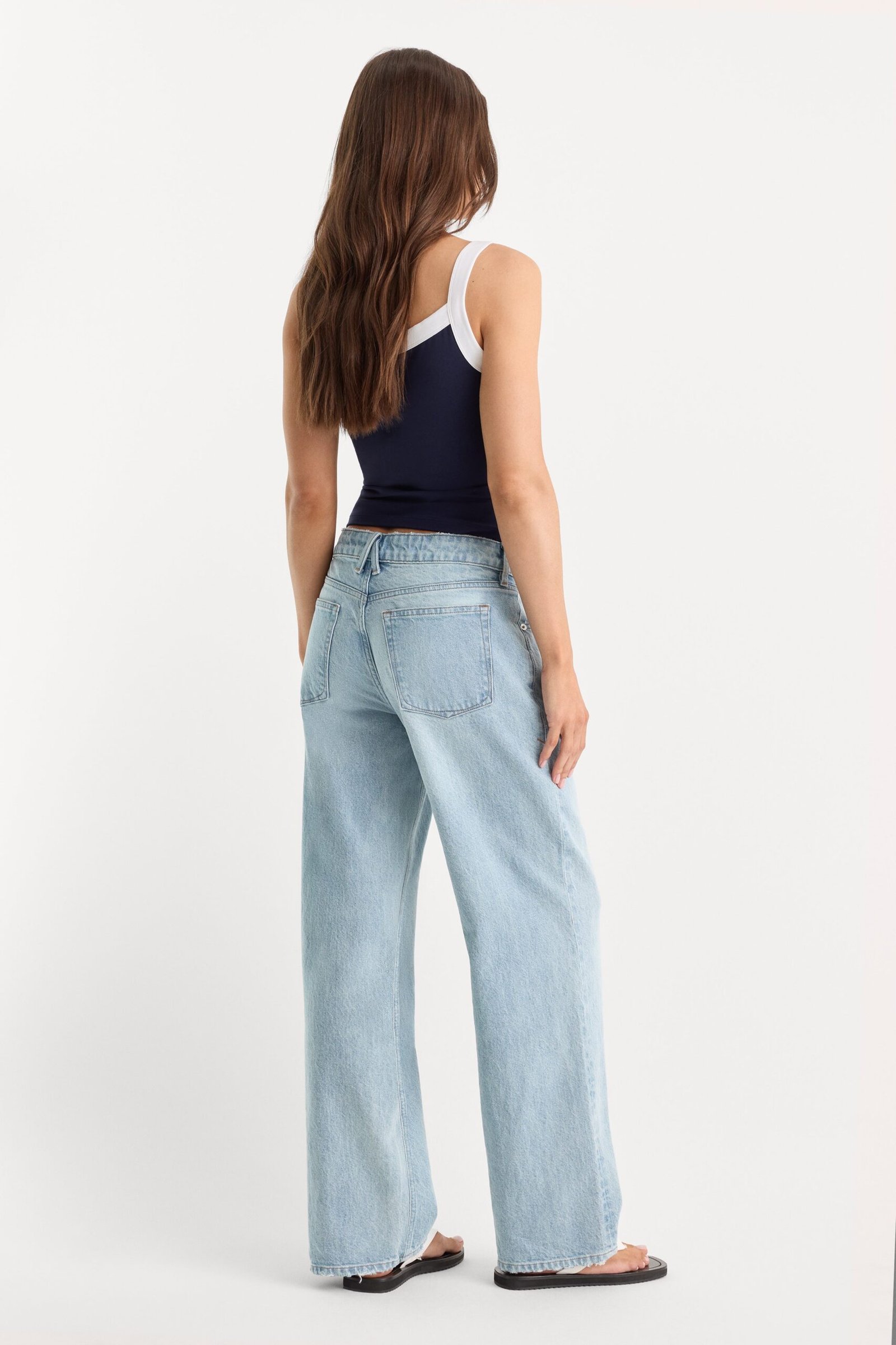 LOW RELAXED STRAIGHT JEANS | INDIGO1220 - Image 5