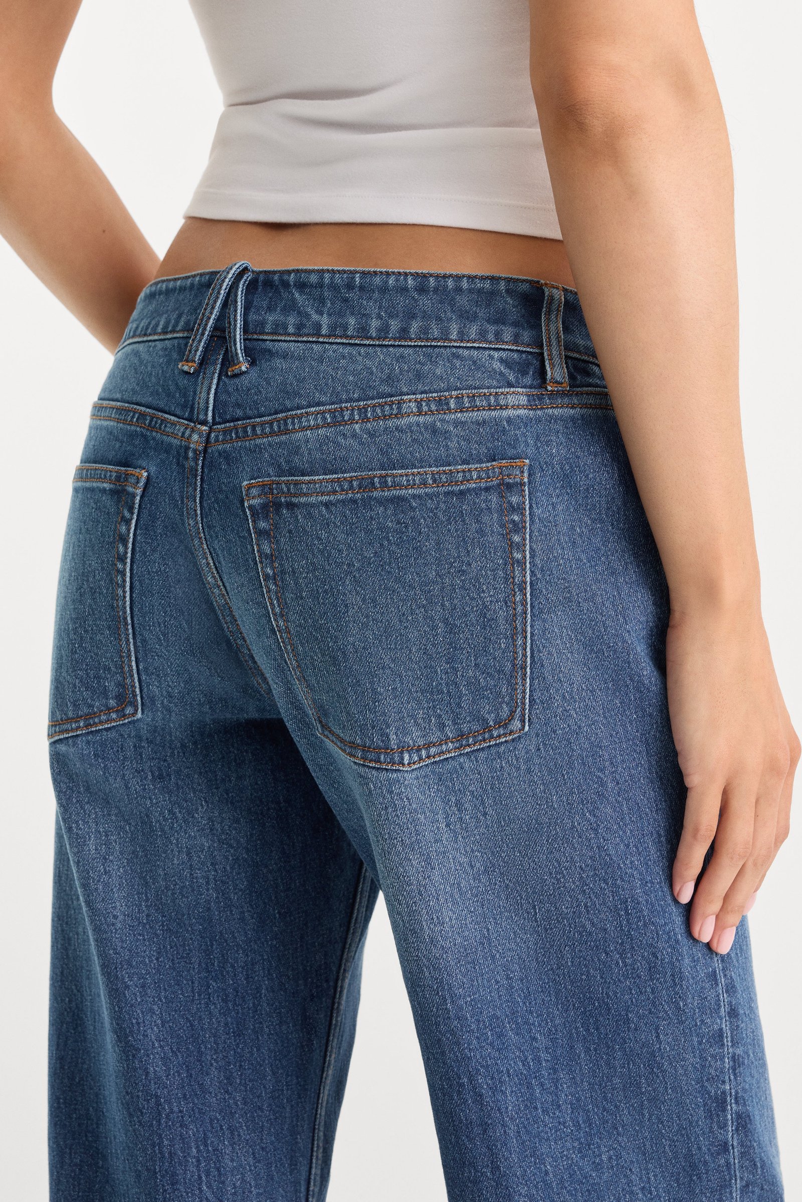 VINTAGE LOW LOOSE JEANS | INDIGO1291 - Image 6