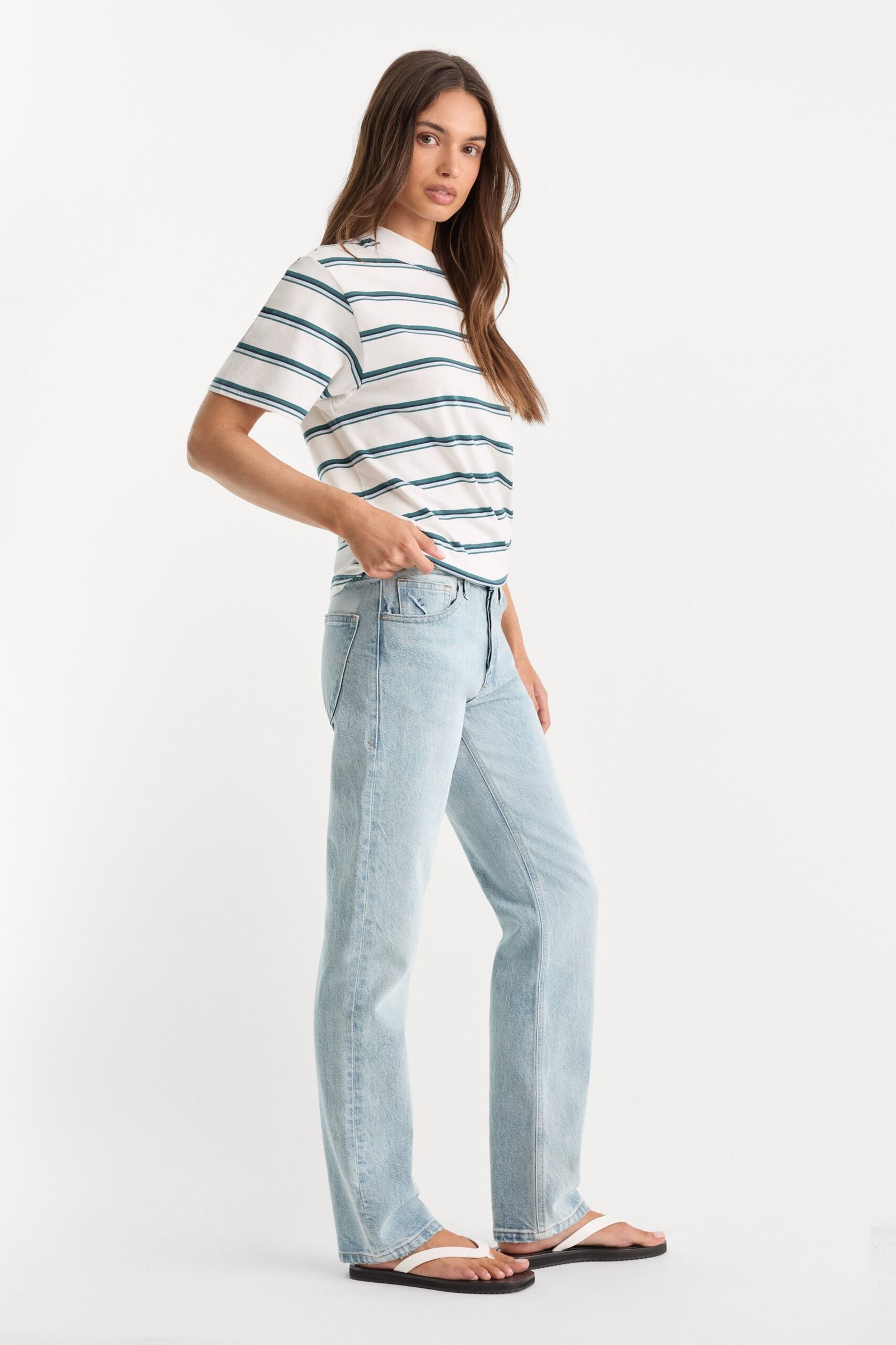 VINTAGE STRAIGHT JEANS | INDIGO1389 - Image 4
