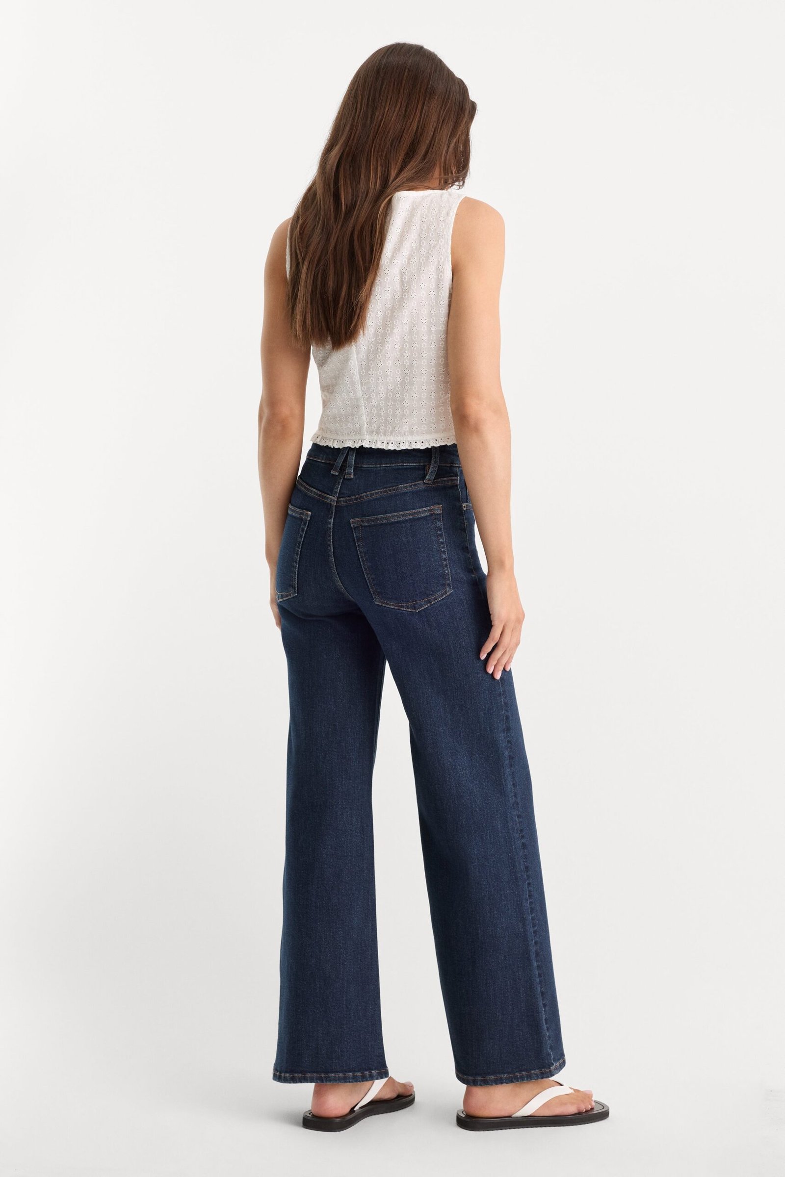 GOOD WAIST PALAZZO ANKLE JEANS | INDIGO1231 - Image 5