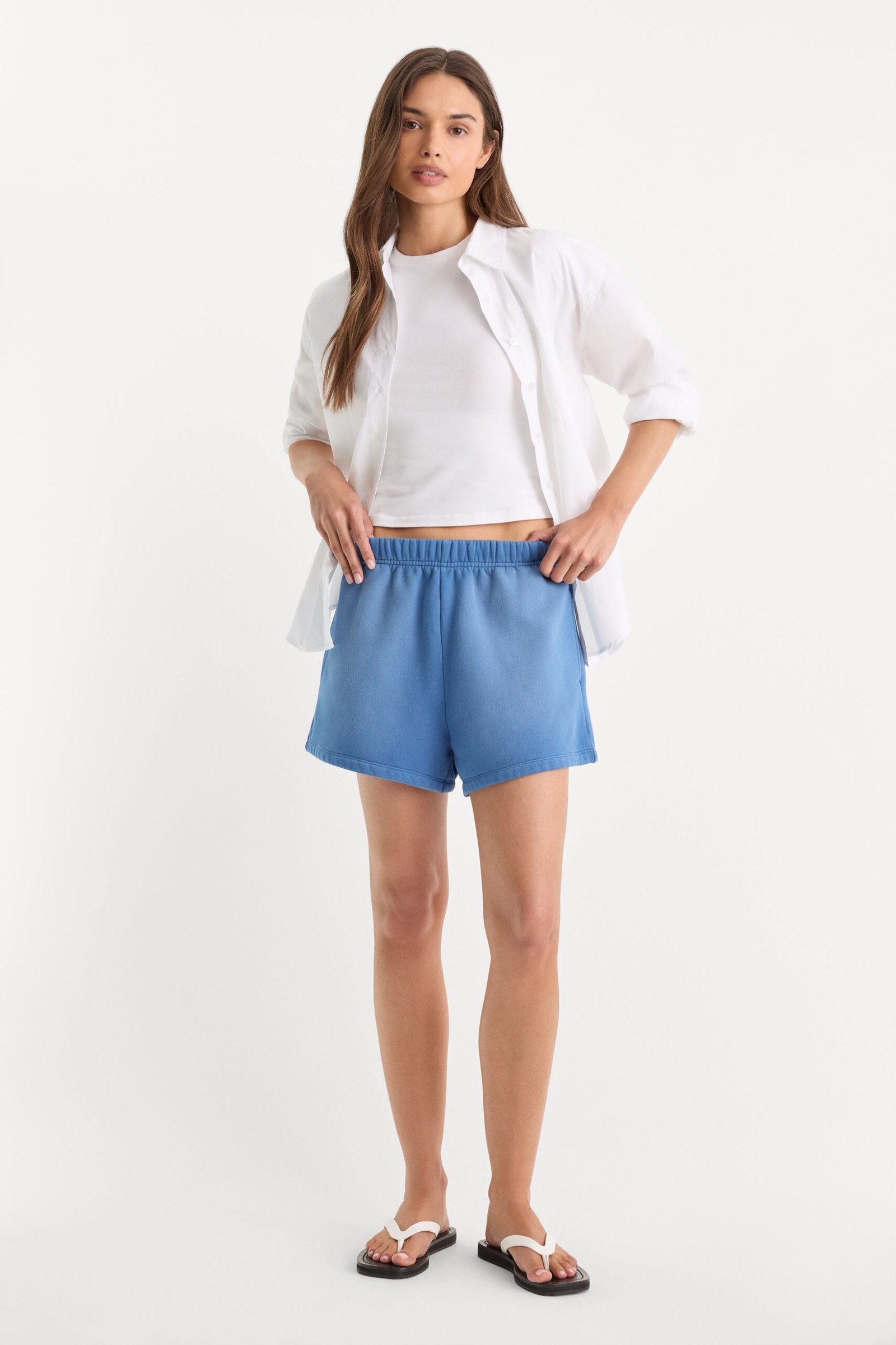 THE FLEECE SHORT | BLUE DRIFT
