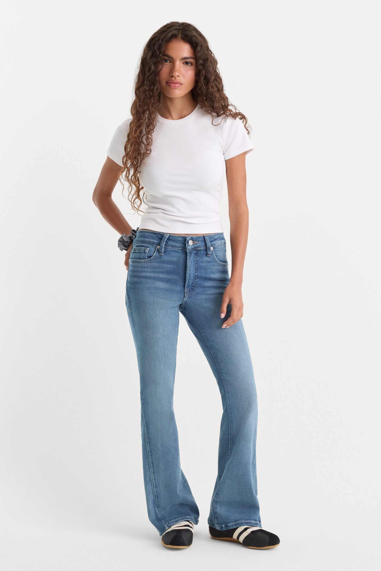 SOFT TECH GOOD PETITE BOOTCUT JEANS | INDIGO1238 - Image 3