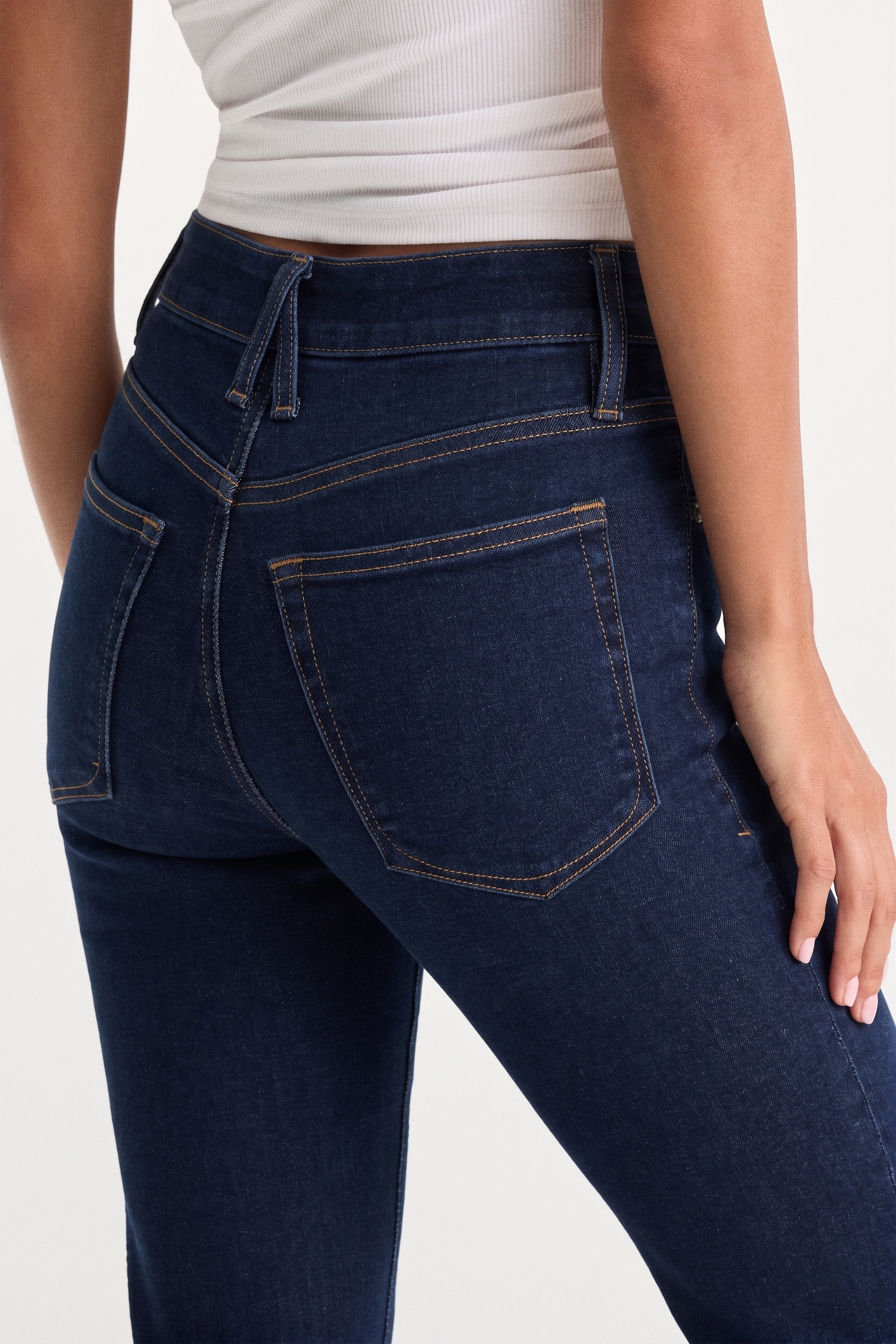 ALWAYS FITS GOOD PETITE FLARE JEANS | INDIGO1317 - Image 6