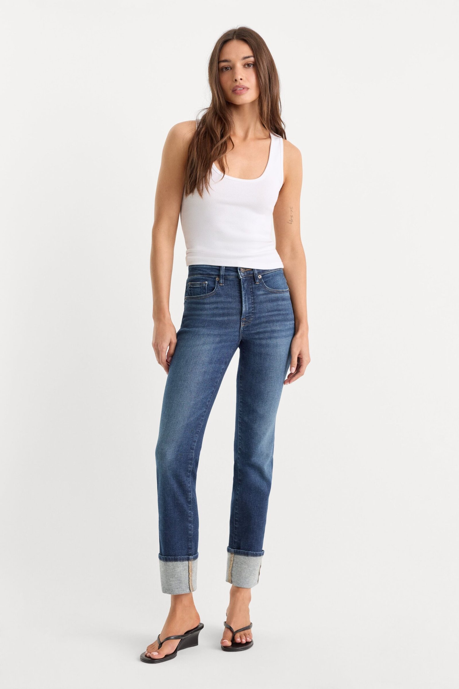 GOOD LEGS STRAIGHT JEANS | INDIGO1230