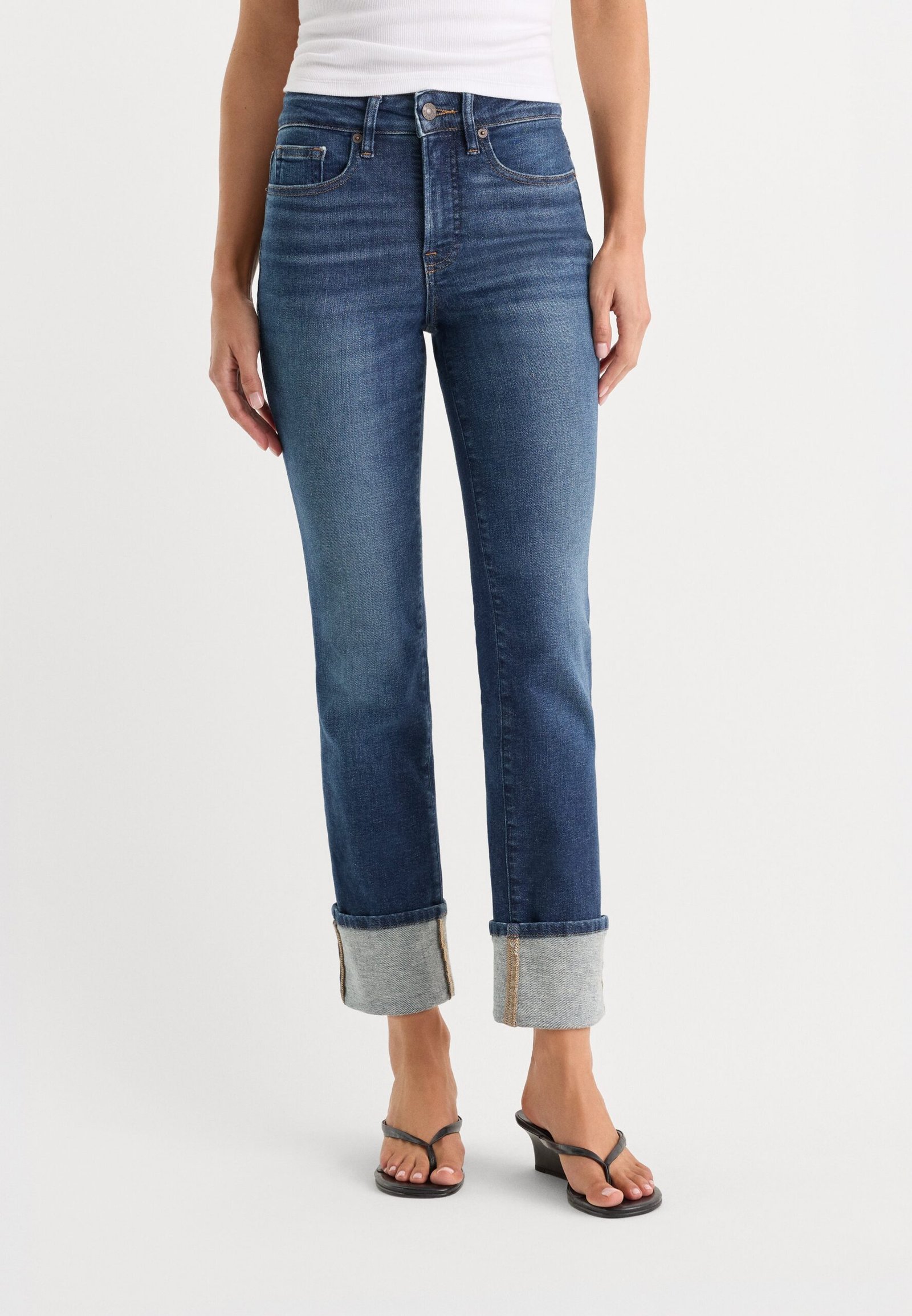 Alternative view of GOOD LEGS STRAIGHT JEANS | INDIGO1230