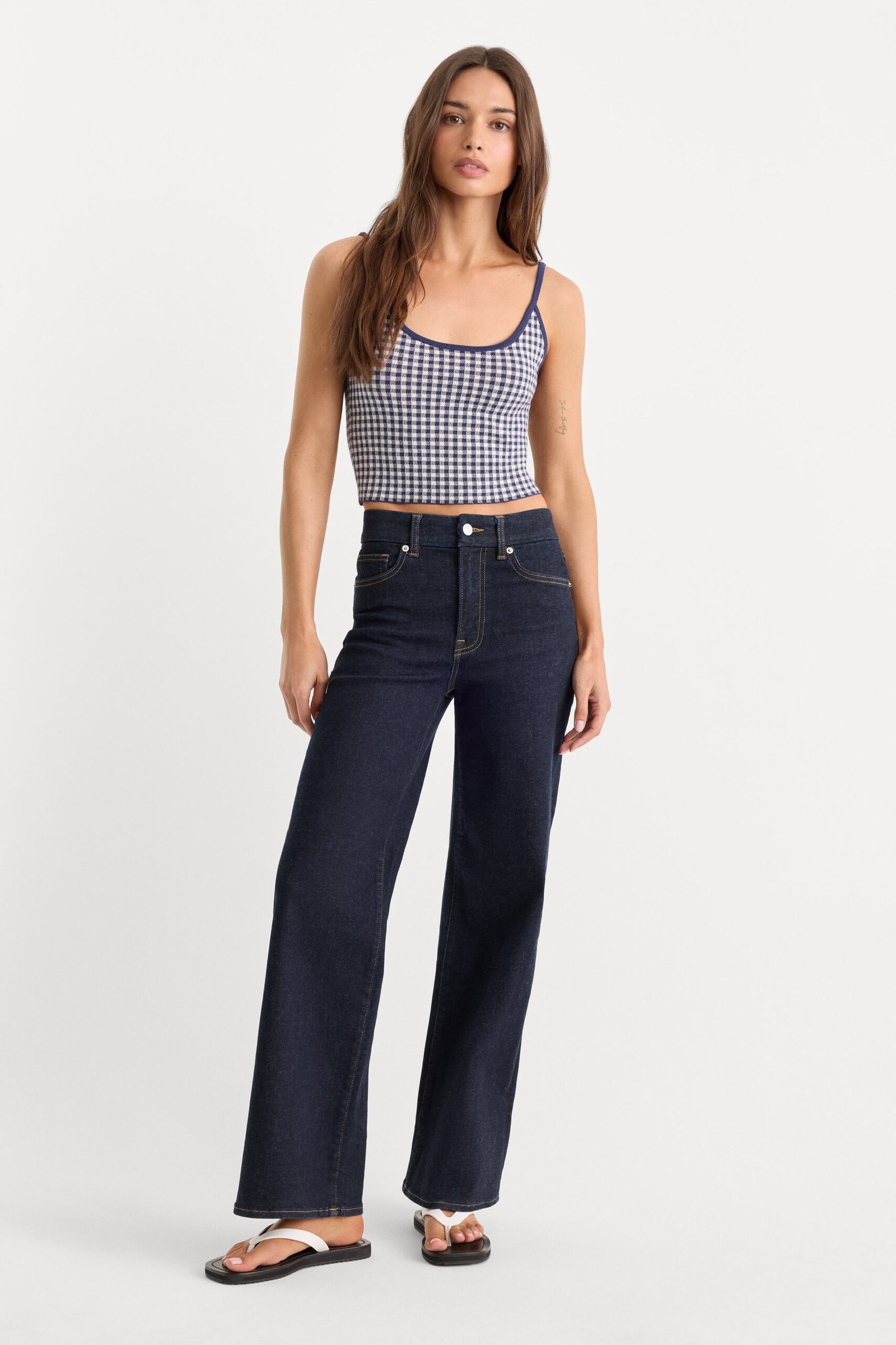 ALWAYS FITS SLIM PALAZZO JEANS | DENETHIC BLUE