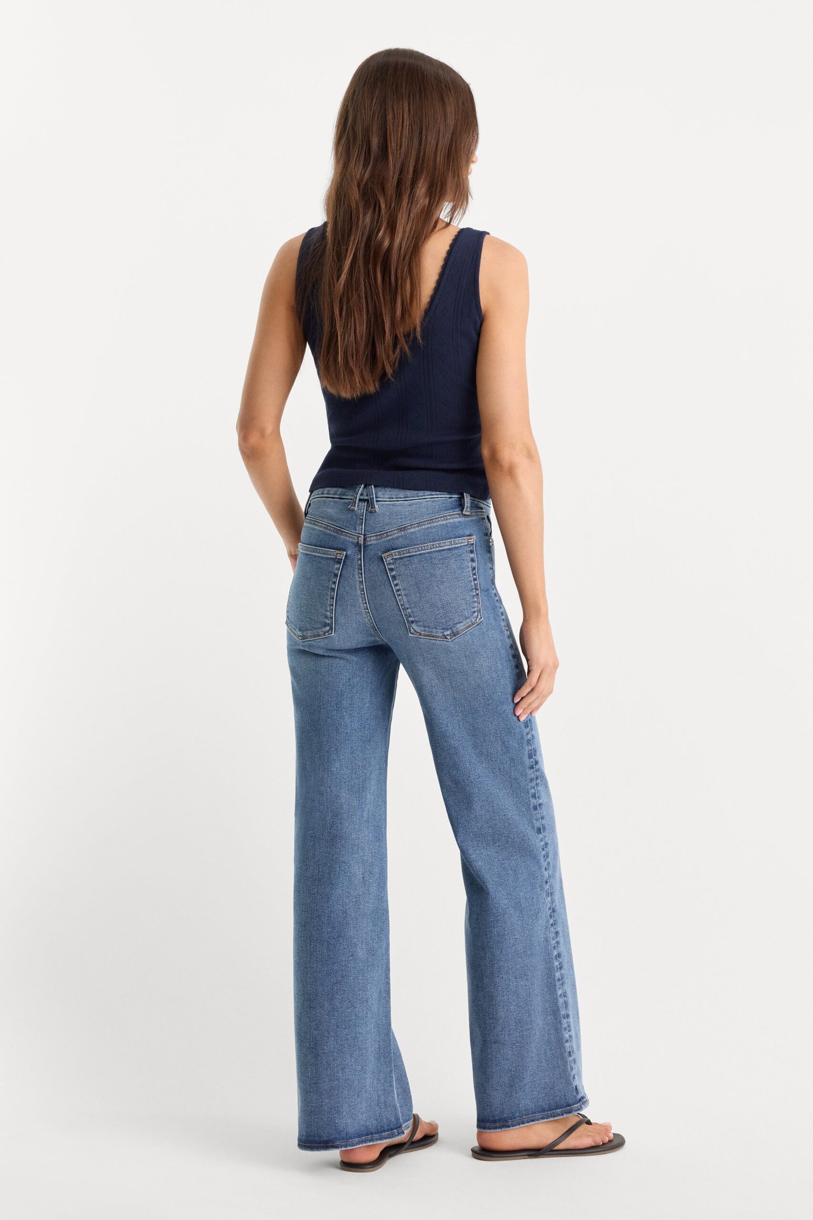 ALWAYS FITS SLIM PALAZZO JEANS | TAWNY - Image 5