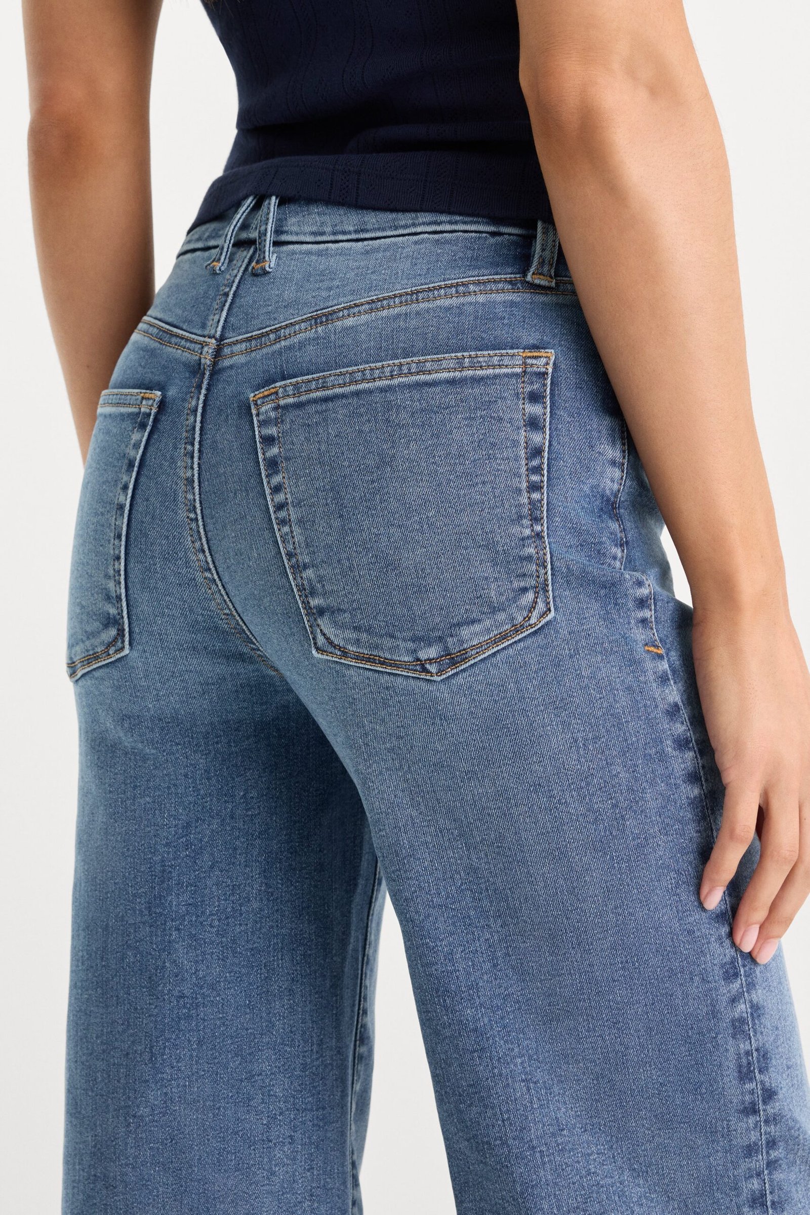 ALWAYS FITS SLIM PALAZZO JEANS | TAWNY - Image 6