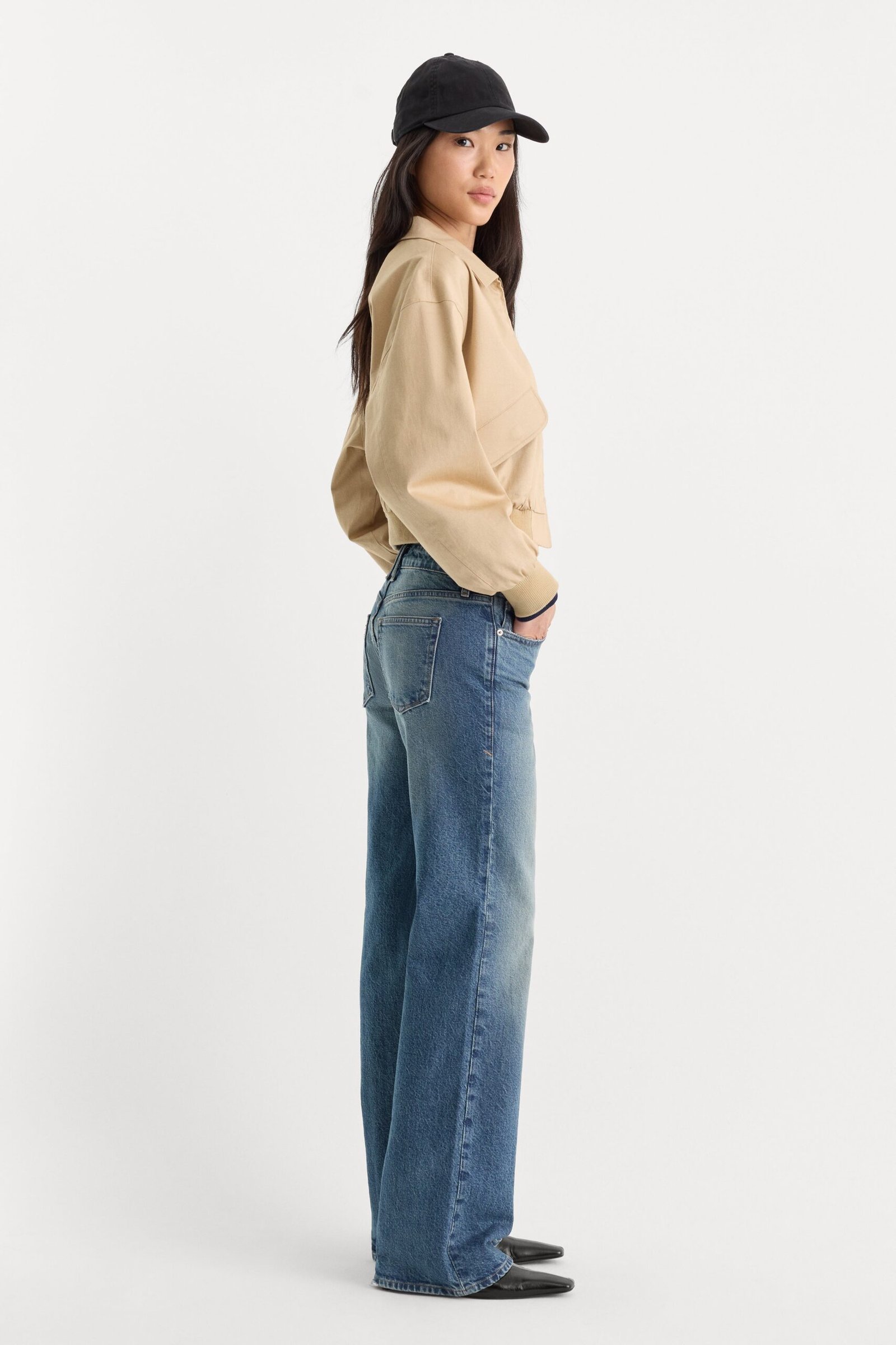 VINTAGE LOW RISE BOOTCUT JEANS | INDIGO1282 - Image 3