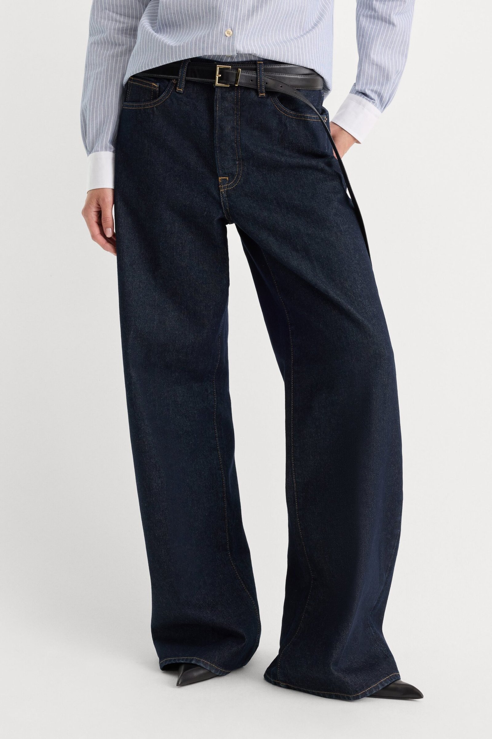 Alternative view of VINTAGE LOW SLUNG BAGGY JEANS | RINSE