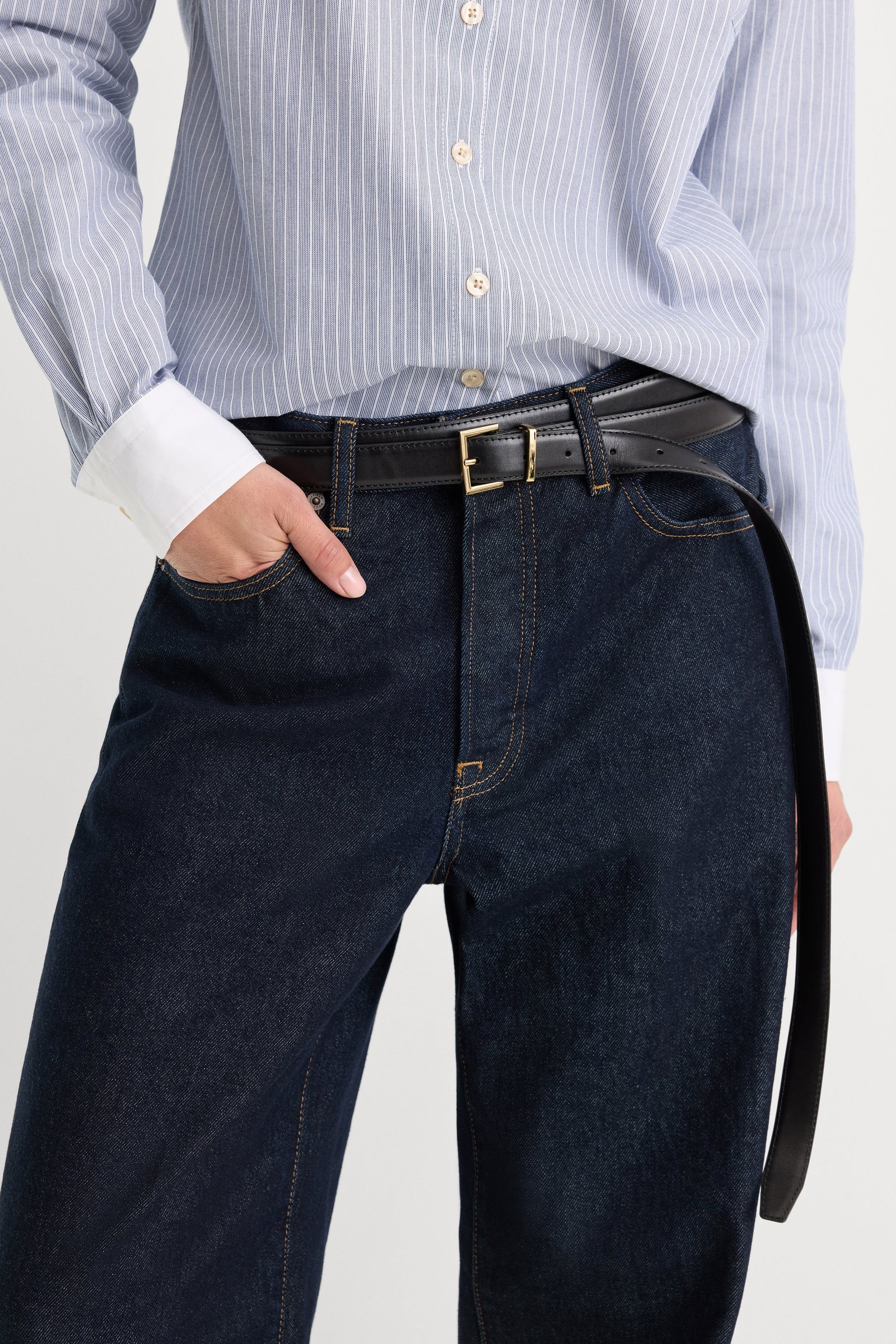 VINTAGE LOW SLUNG BAGGY JEANS | RINSE - Image 4