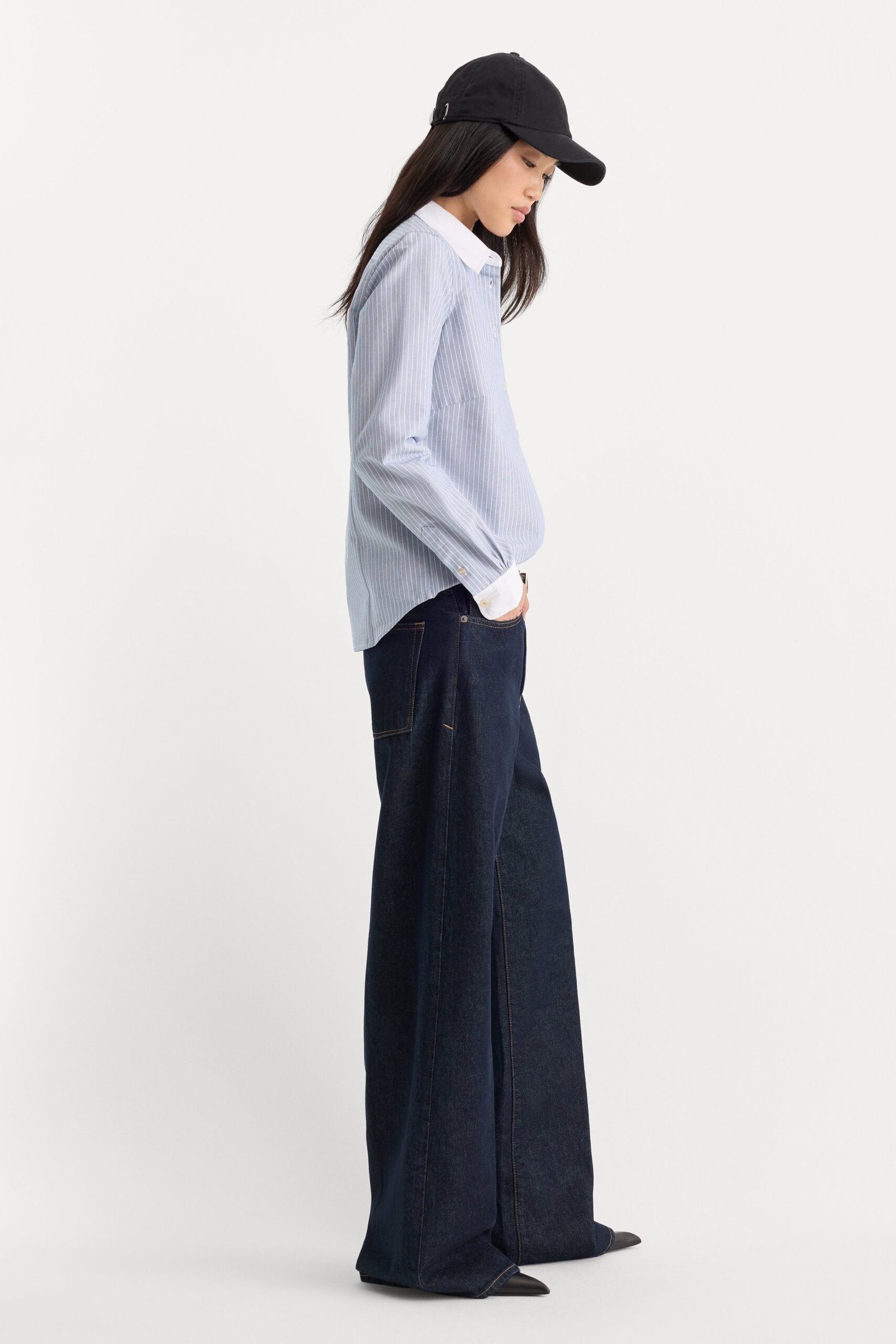 VINTAGE LOW SLUNG BAGGY JEANS | RINSE - Image 3