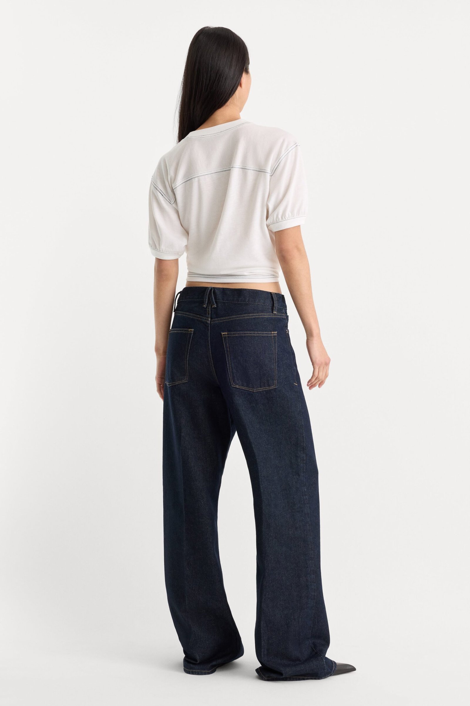 VINTAGE LOW SLUNG BAGGY JEANS | RINSE - Image 5