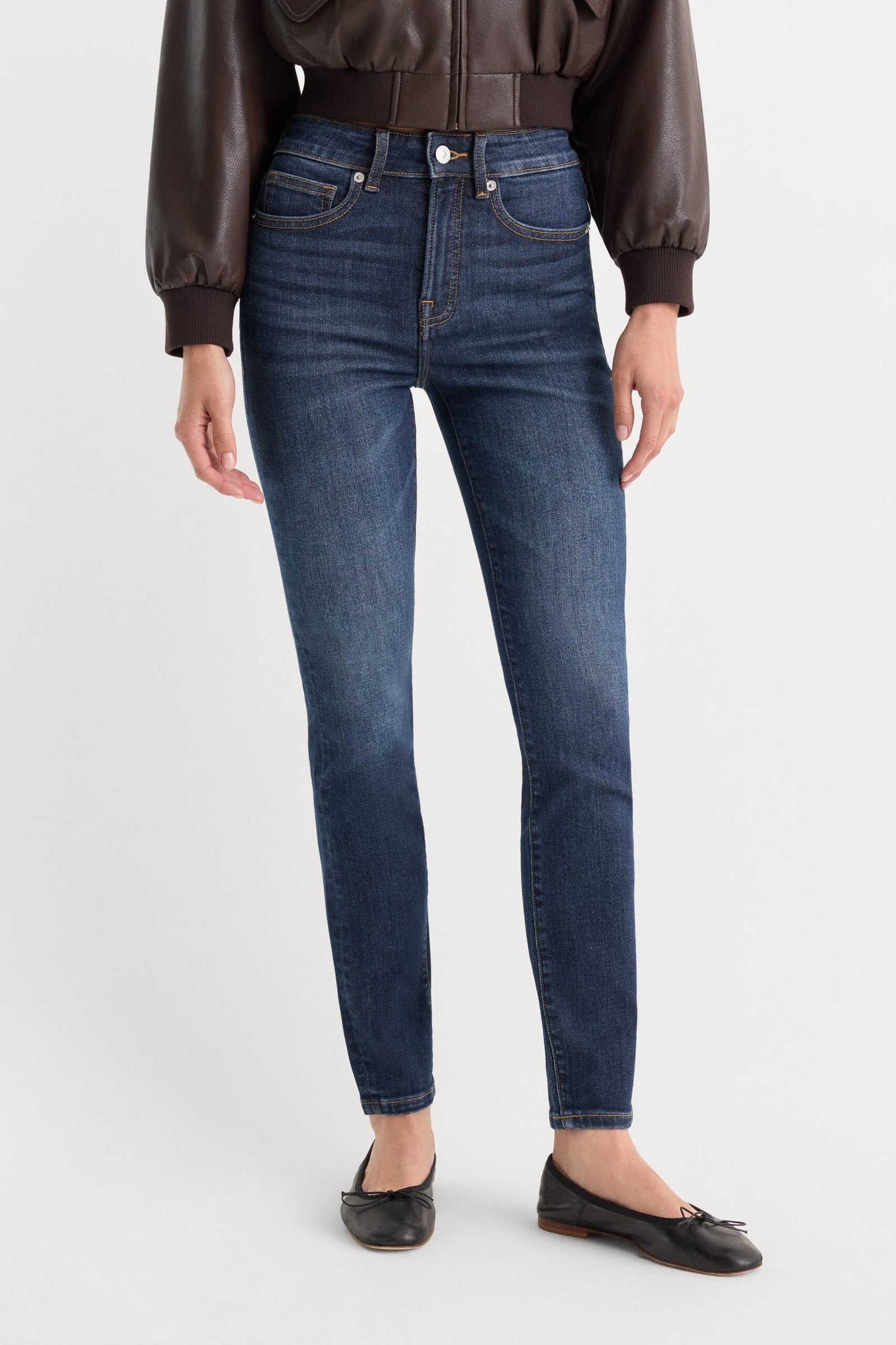Alternative view of GOOD LEGS SKINNY JEANS | ATLAS BLUE