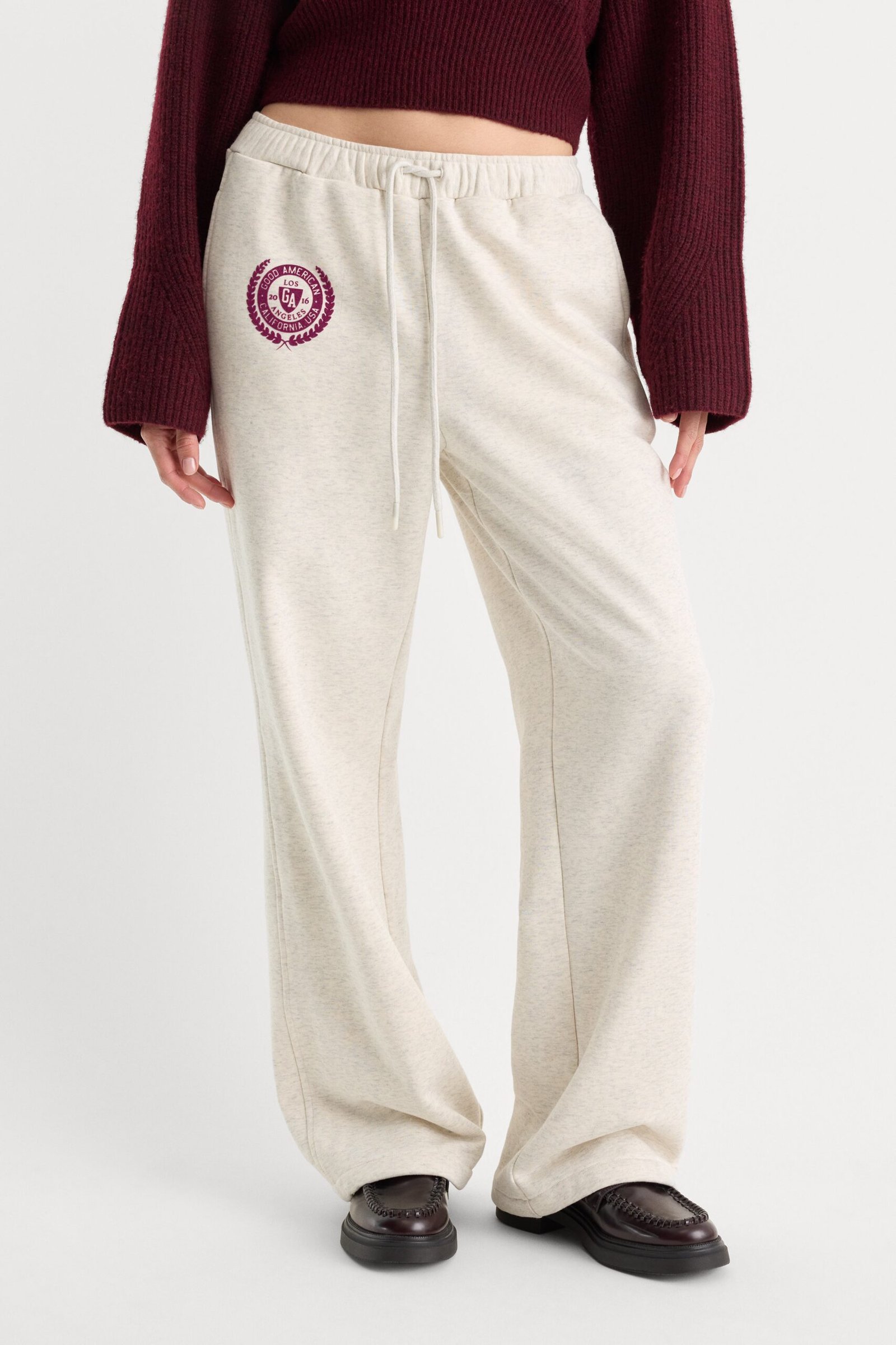 Alternative view of THE BRUSHED FLEECE SWEATPANT | OATMEAL