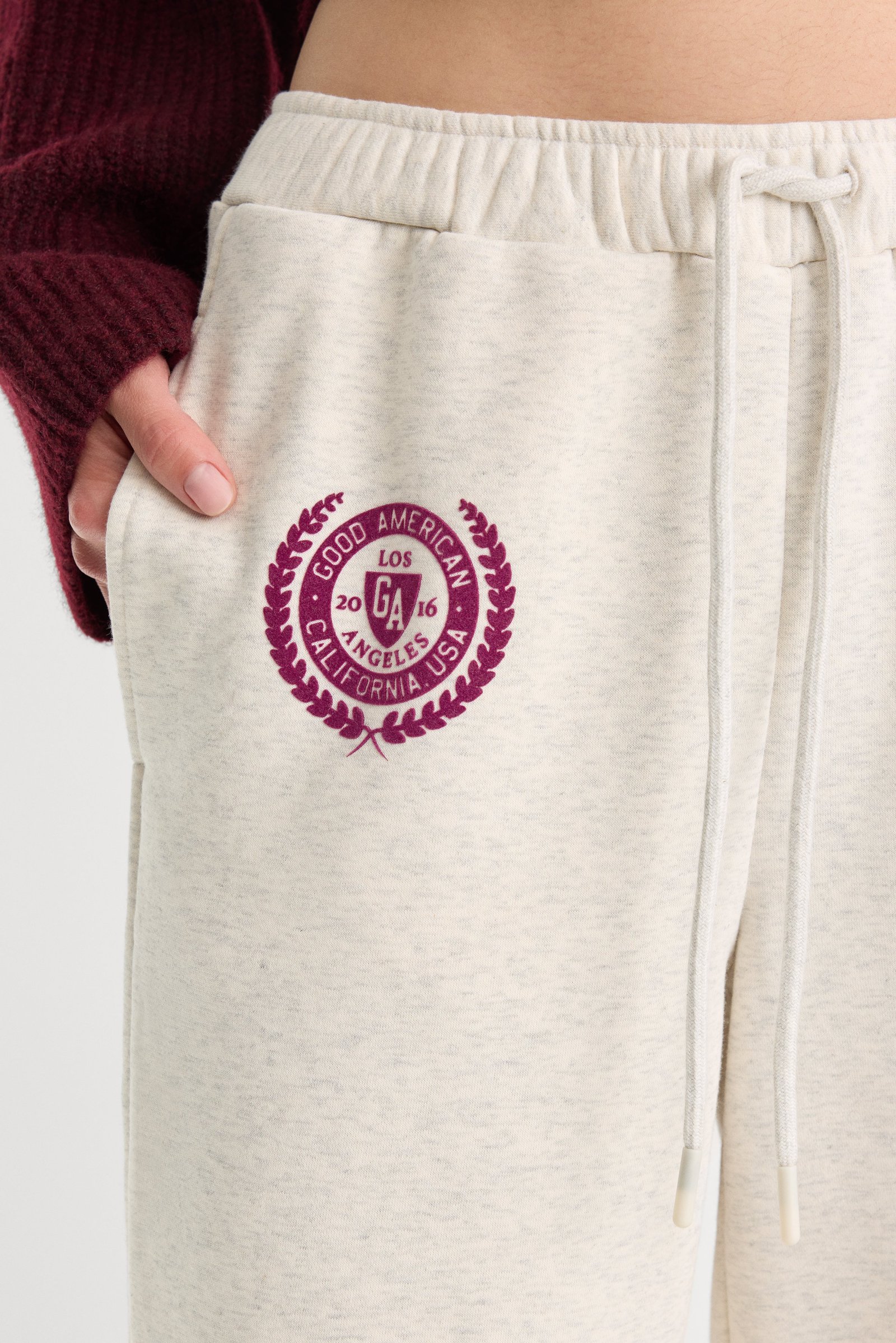 THE BRUSHED FLEECE SWEATPANT | OATMEAL - Image 4