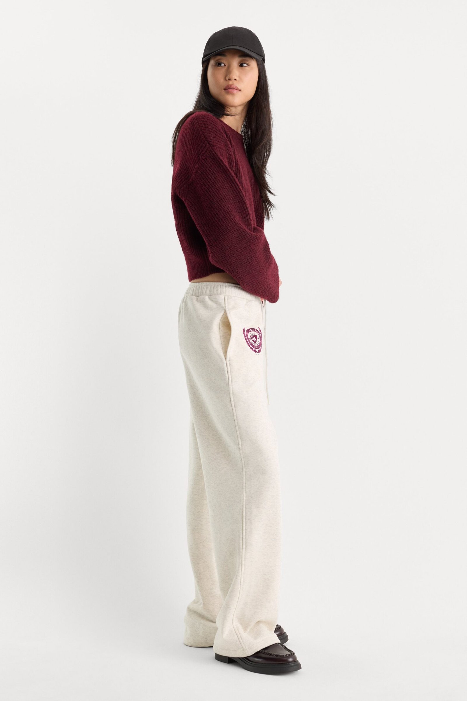 THE BRUSHED FLEECE SWEATPANT | OATMEAL - Image 3