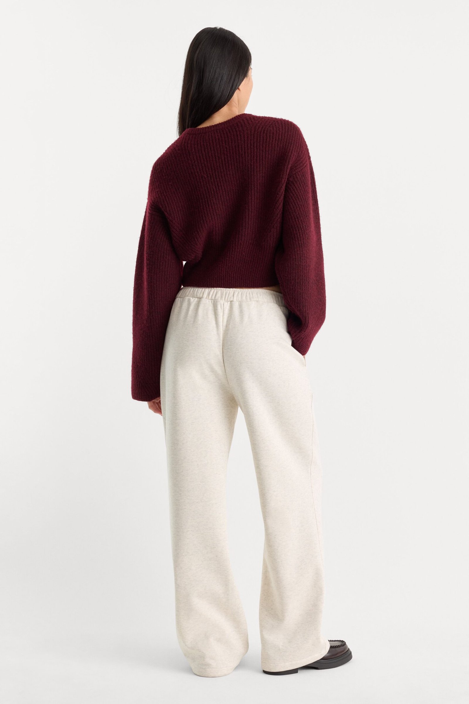 THE BRUSHED FLEECE SWEATPANT | OATMEAL - Image 5