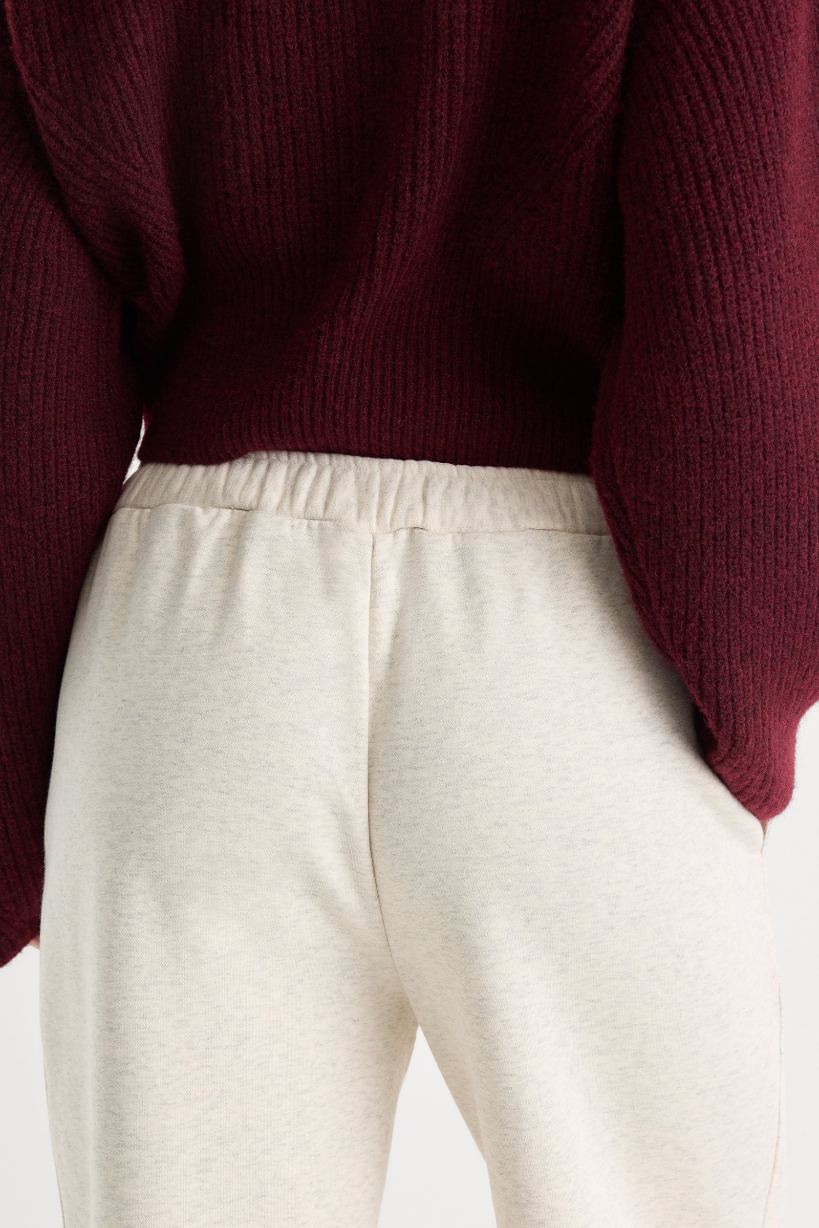 THE BRUSHED FLEECE SWEATPANT | OATMEAL - Image 6