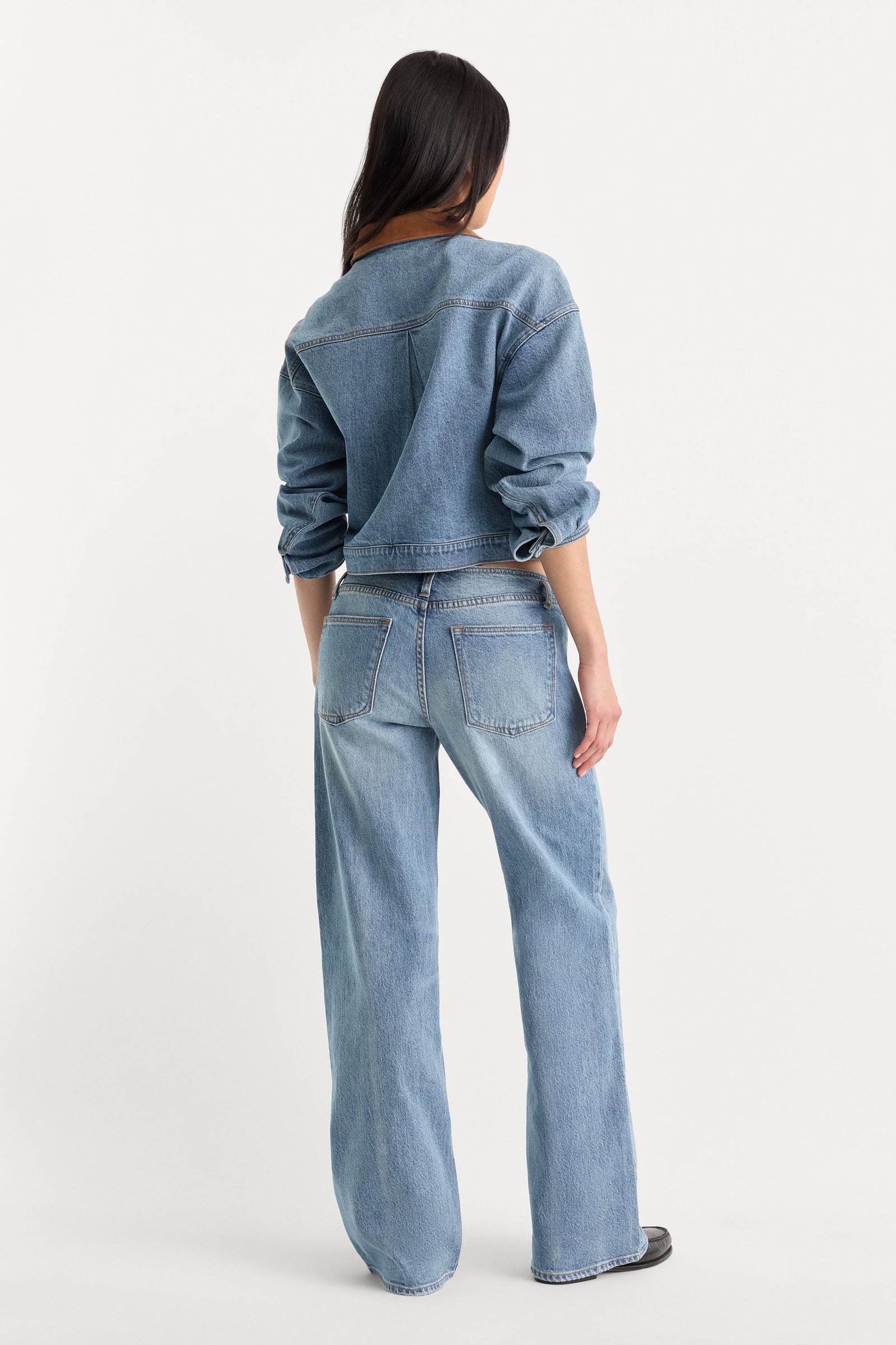 GHOST WAIST LOW LOOSE JEANS | AMBER - Image 5