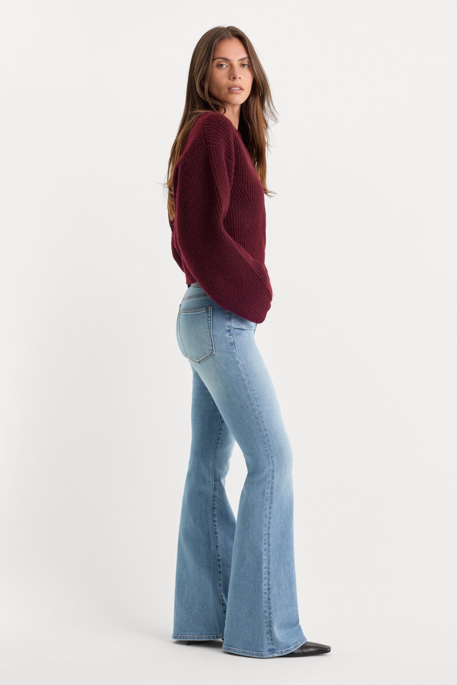 GOOD LEGS FLARE JEANS | INDIGO1290 - Image 3