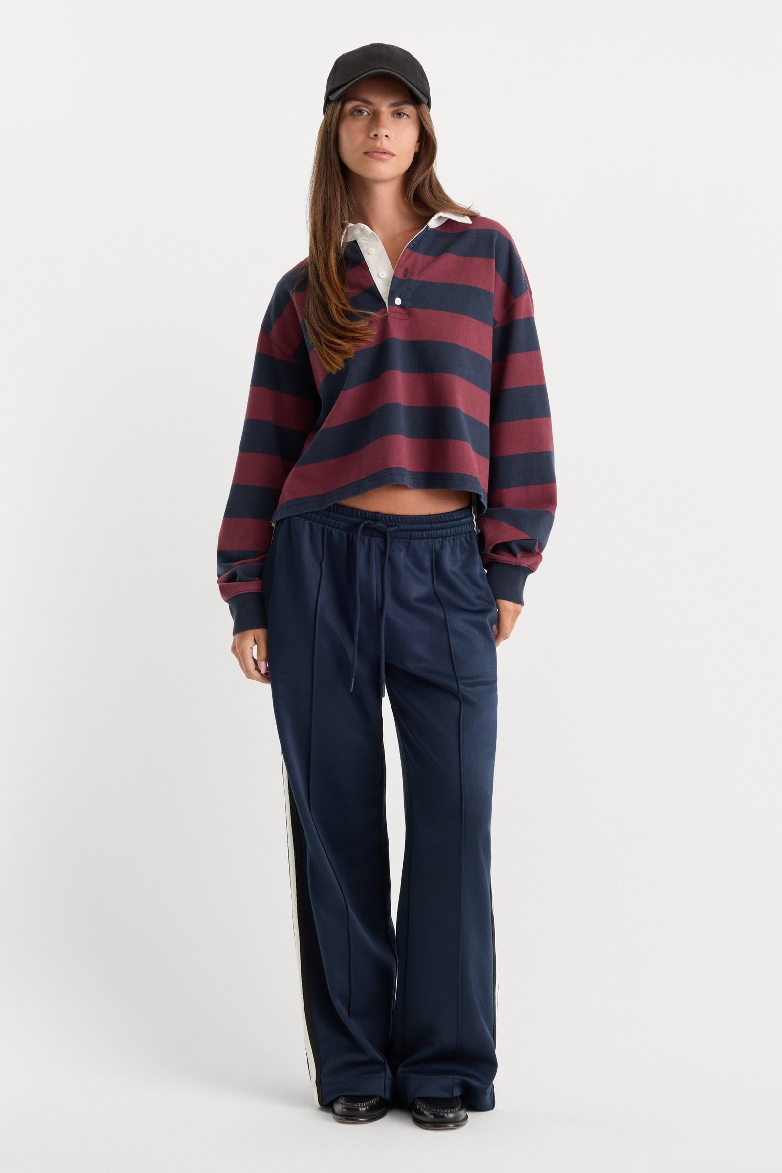Alternative view of THE TRACK PANT | NEW NAVY