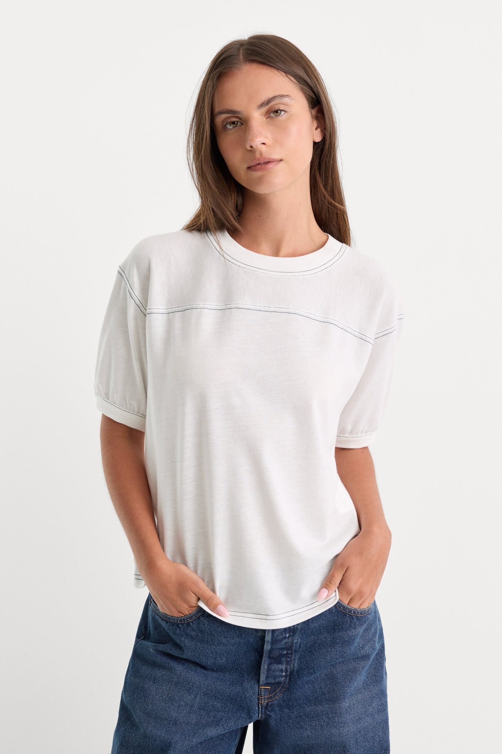 THE GYM TEE | CHALK