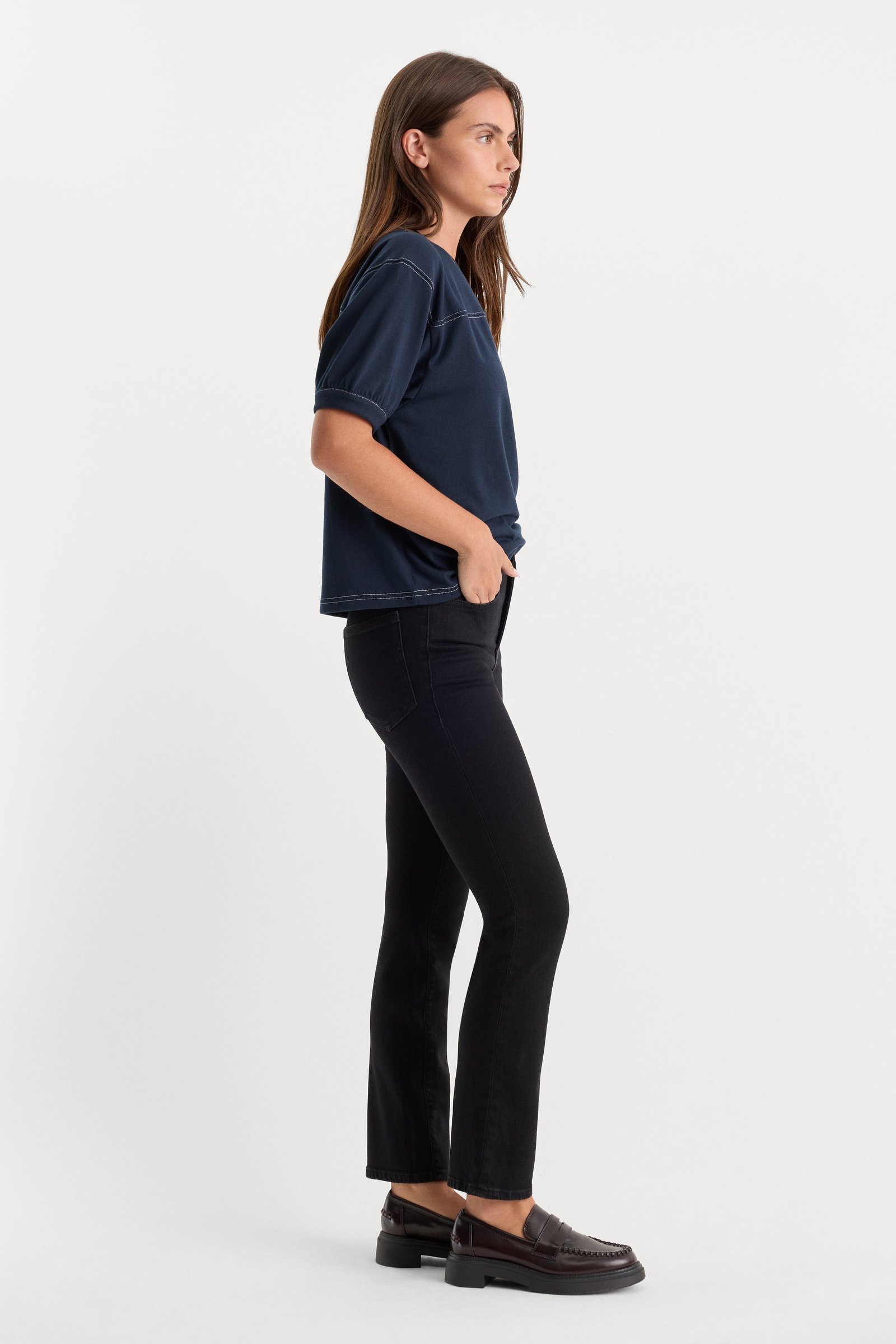 GOOD LEGS STRAIGHT JEANS | BLACK001 - Image 3