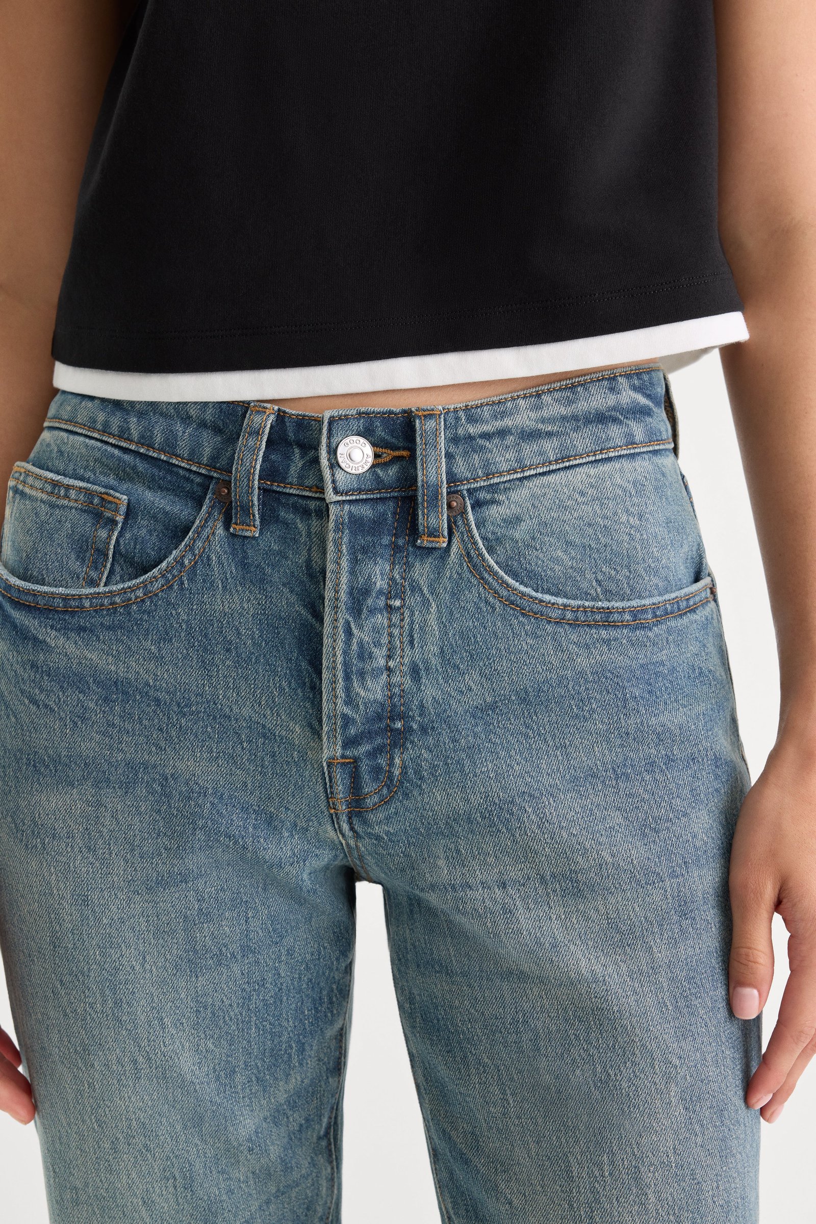 VINTAGE STRAIGHT ANKLE JEANS | OAK - Image 4