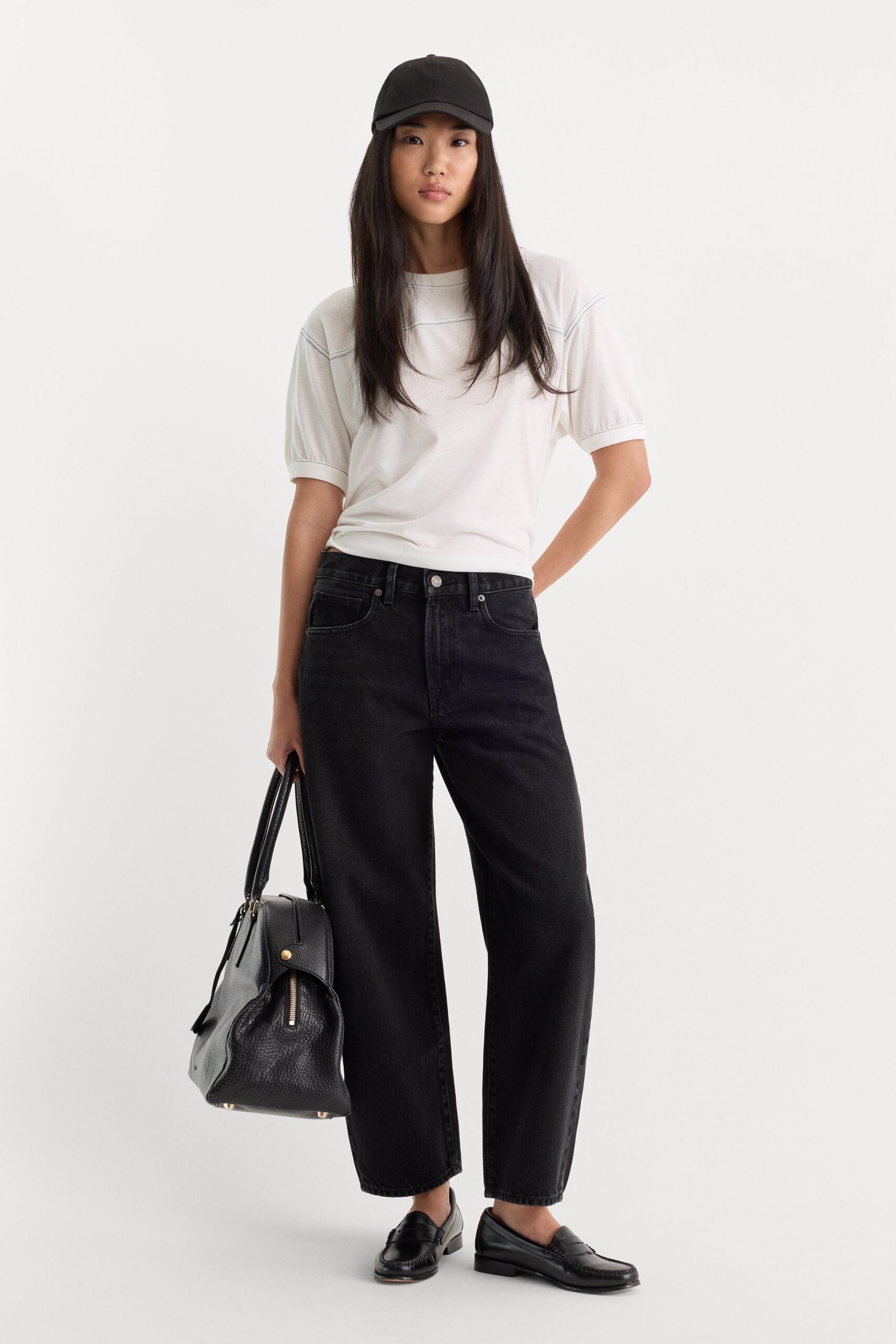 VINTAGE BARREL ANKLE JEANS | FLAT TYRE