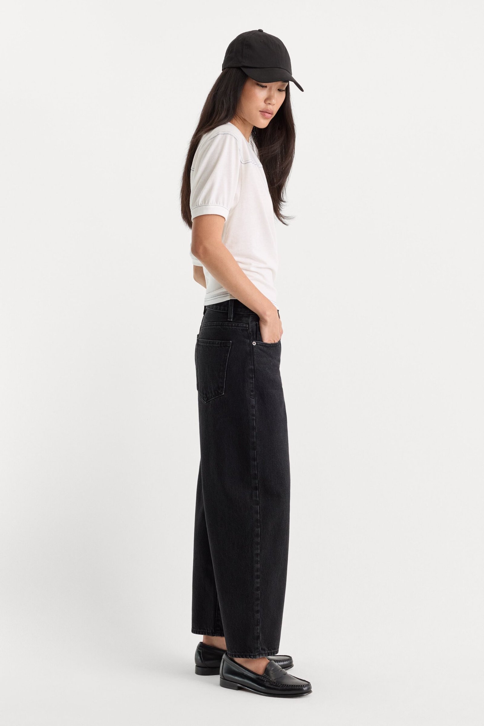 VINTAGE BARREL ANKLE JEANS | FLAT TYRE - Image 3