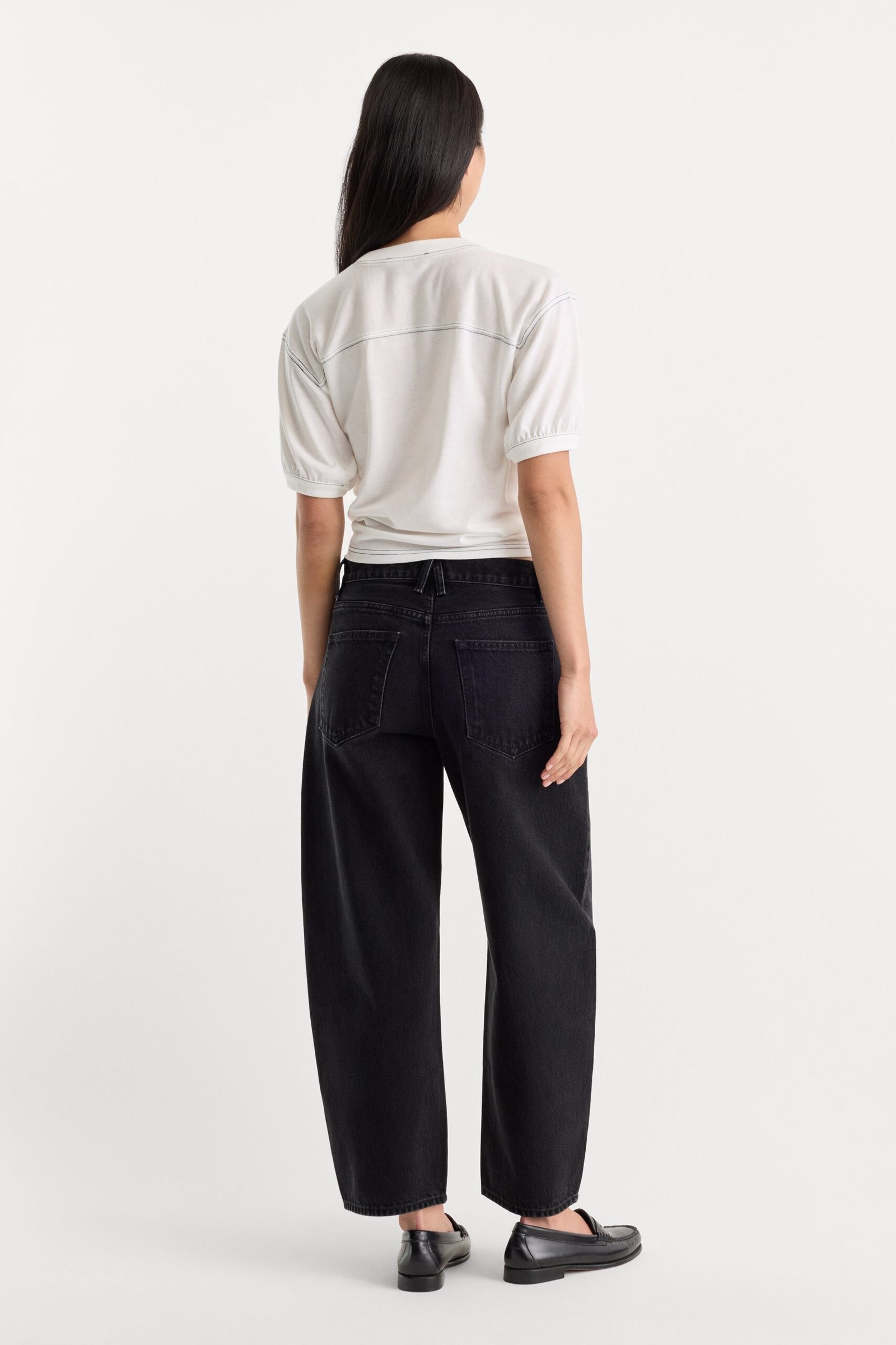 VINTAGE BARREL ANKLE JEANS | FLAT TYRE - Image 5