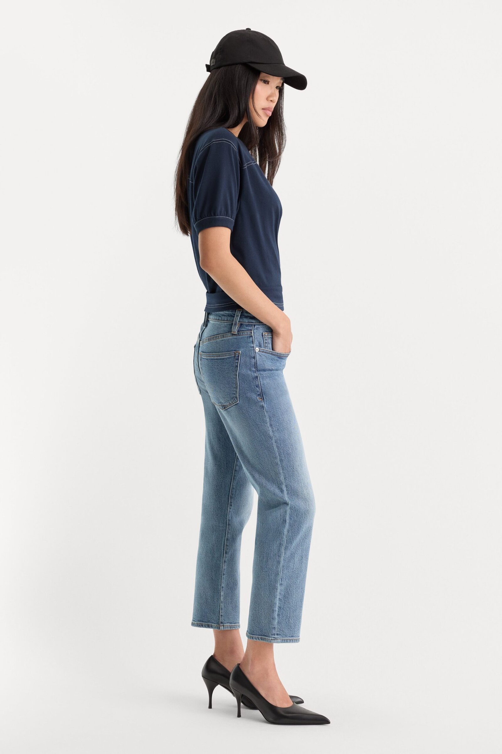 VINTAGE STRAIGHT ANKLE JEANS | SAVOR - Image 3