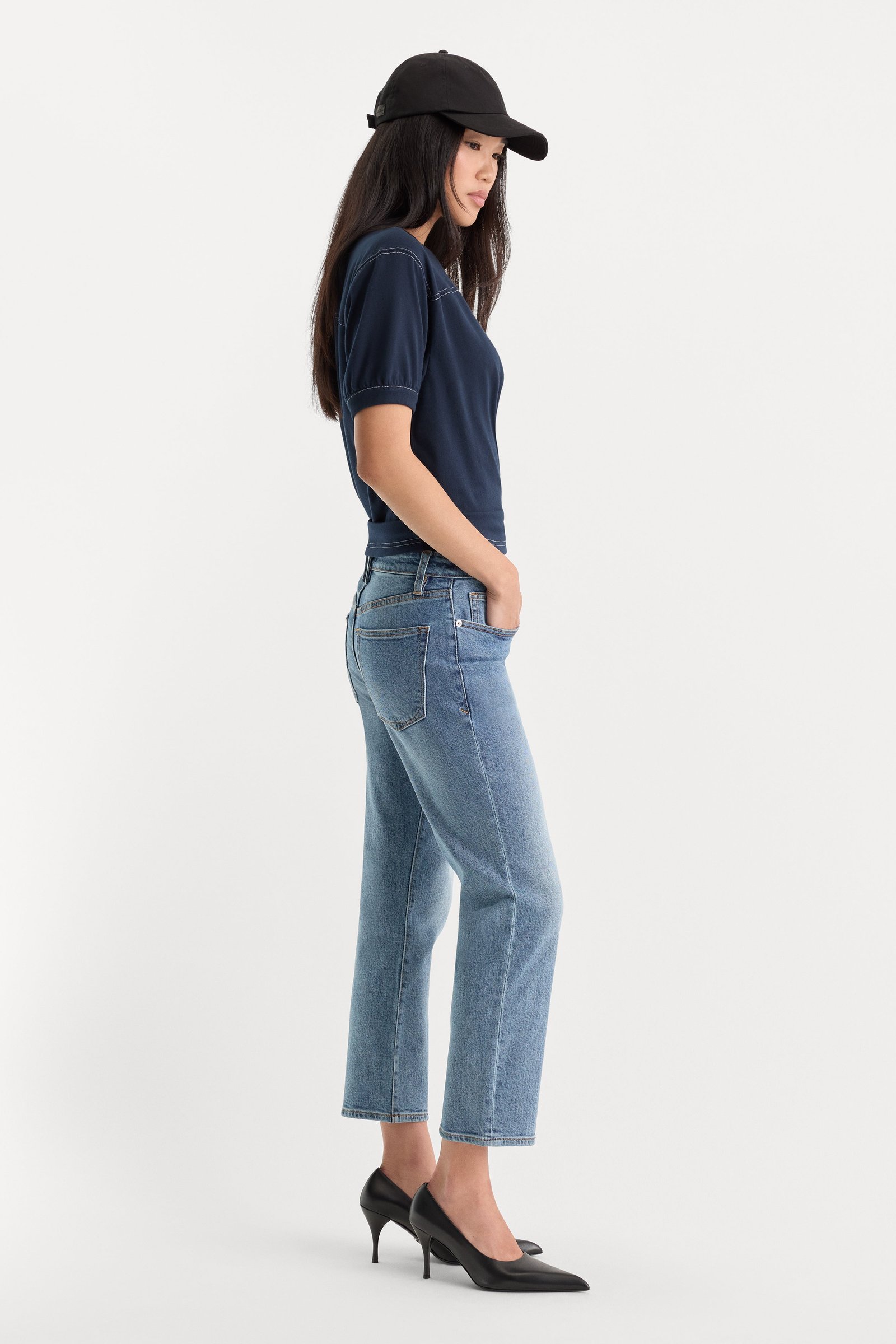 VINTAGE STRAIGHT ANKLE JEANS | SAVOR - Image 3